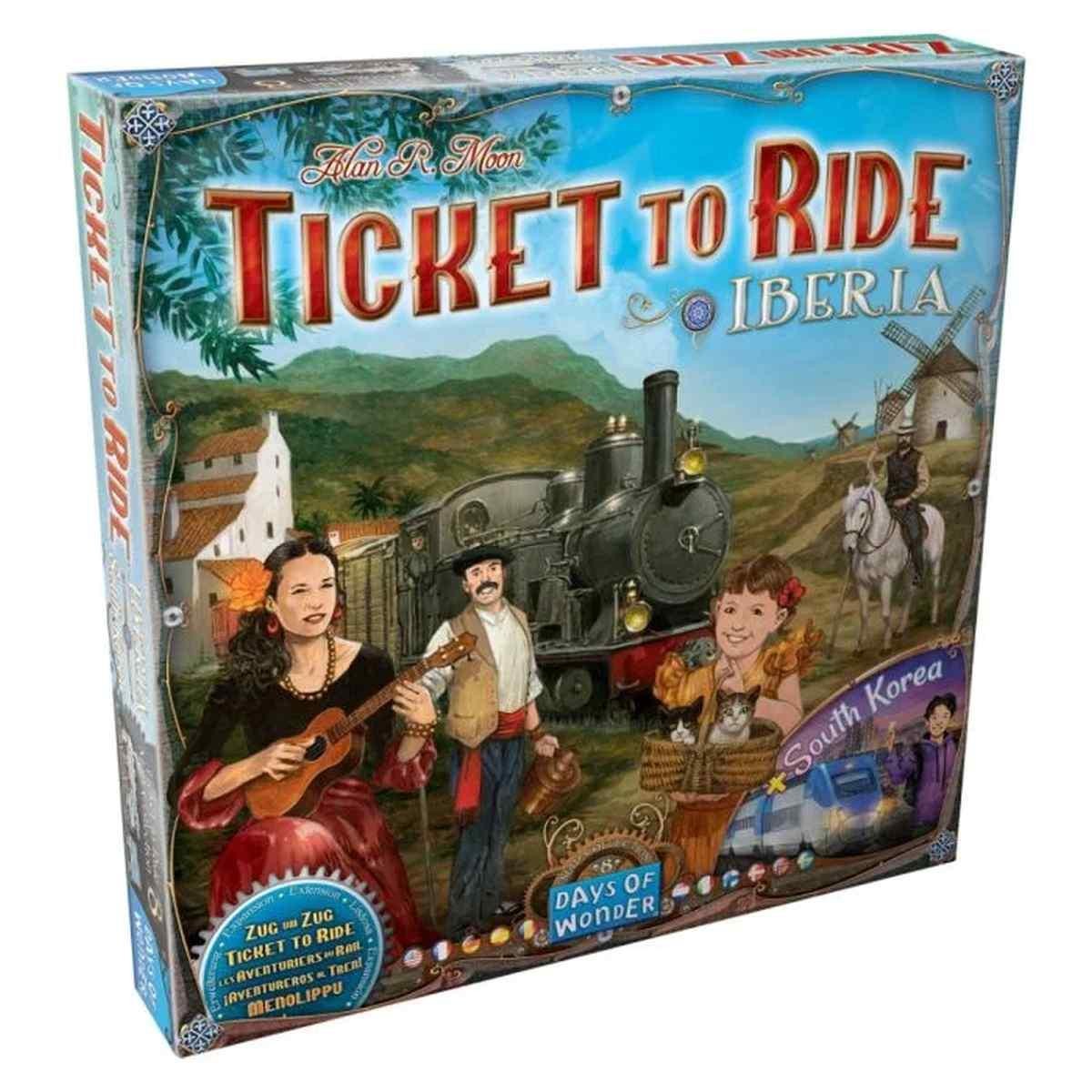 Ticket to Ride: Iberia + South Korea Board Game Multilingual Asmodee
