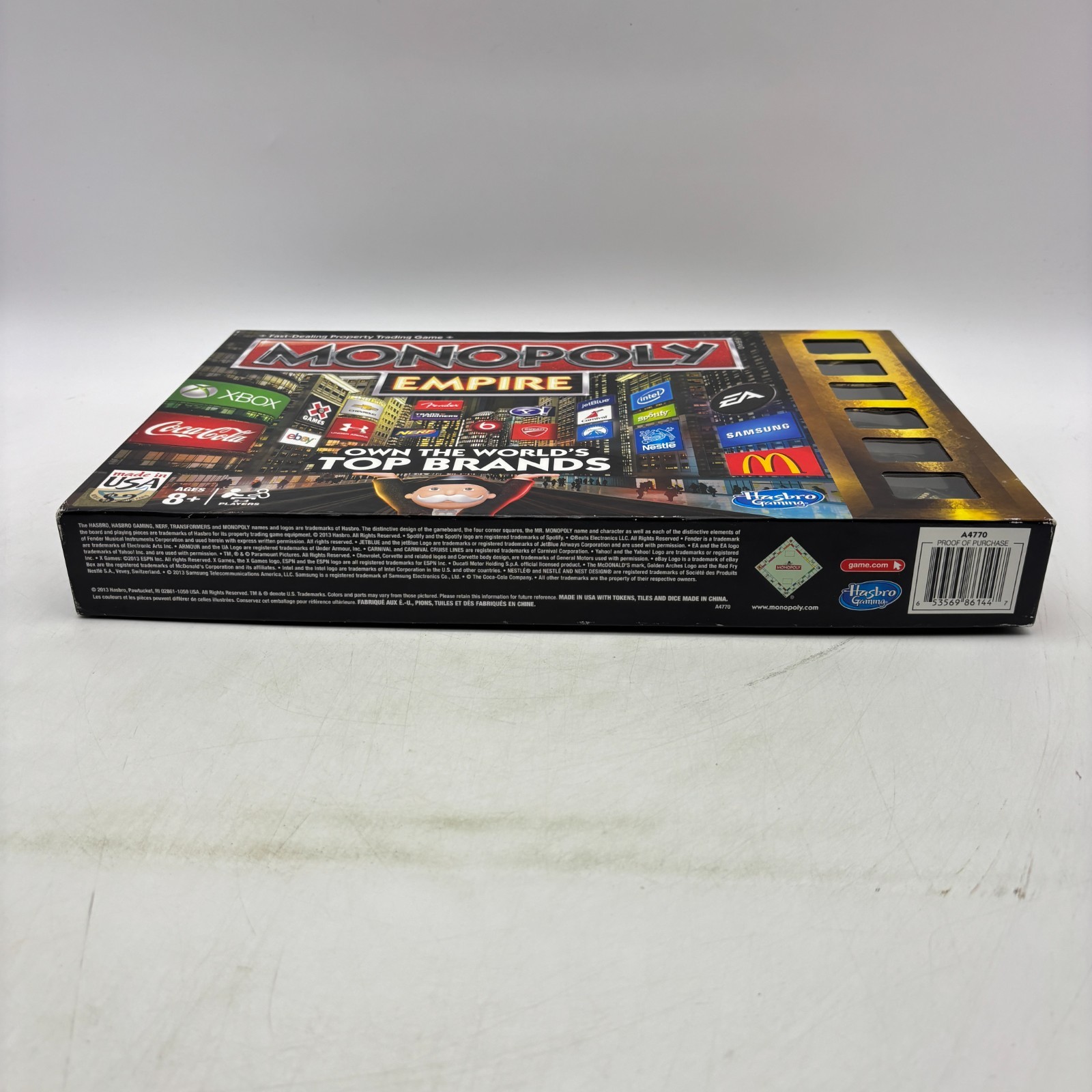 Monopoly Empire COMPLETE Hasbro Gaming 2013 Beats Xbox Coca Cola McDonalds