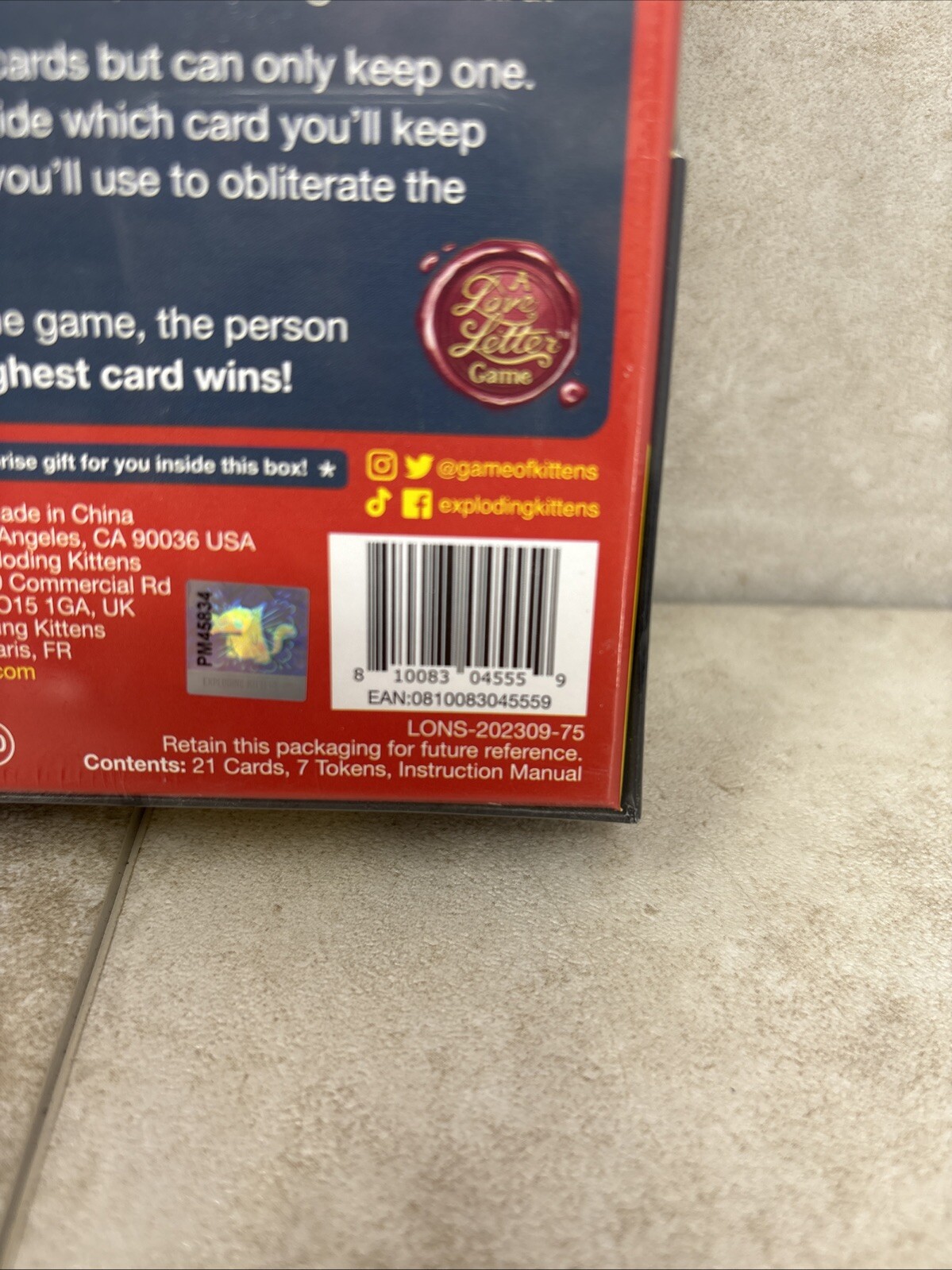 ✨️ SEALED: Power Hungry Pets Game EXPLODING KITTENS Try To Outsmart Each Other