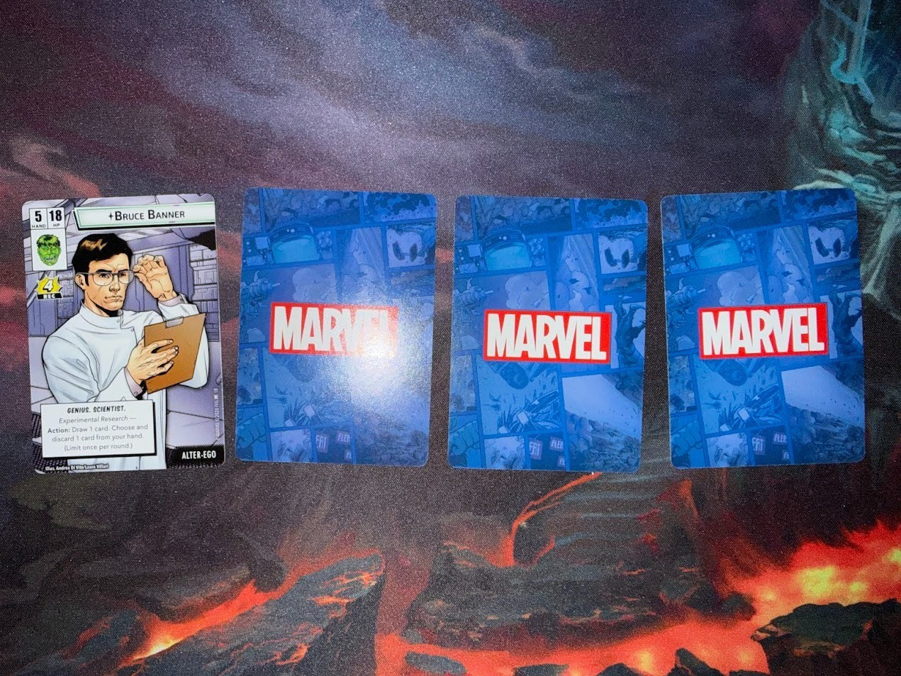 [Marvel Champions LCG] Hulk + 3x Drop Kick Promo Cards