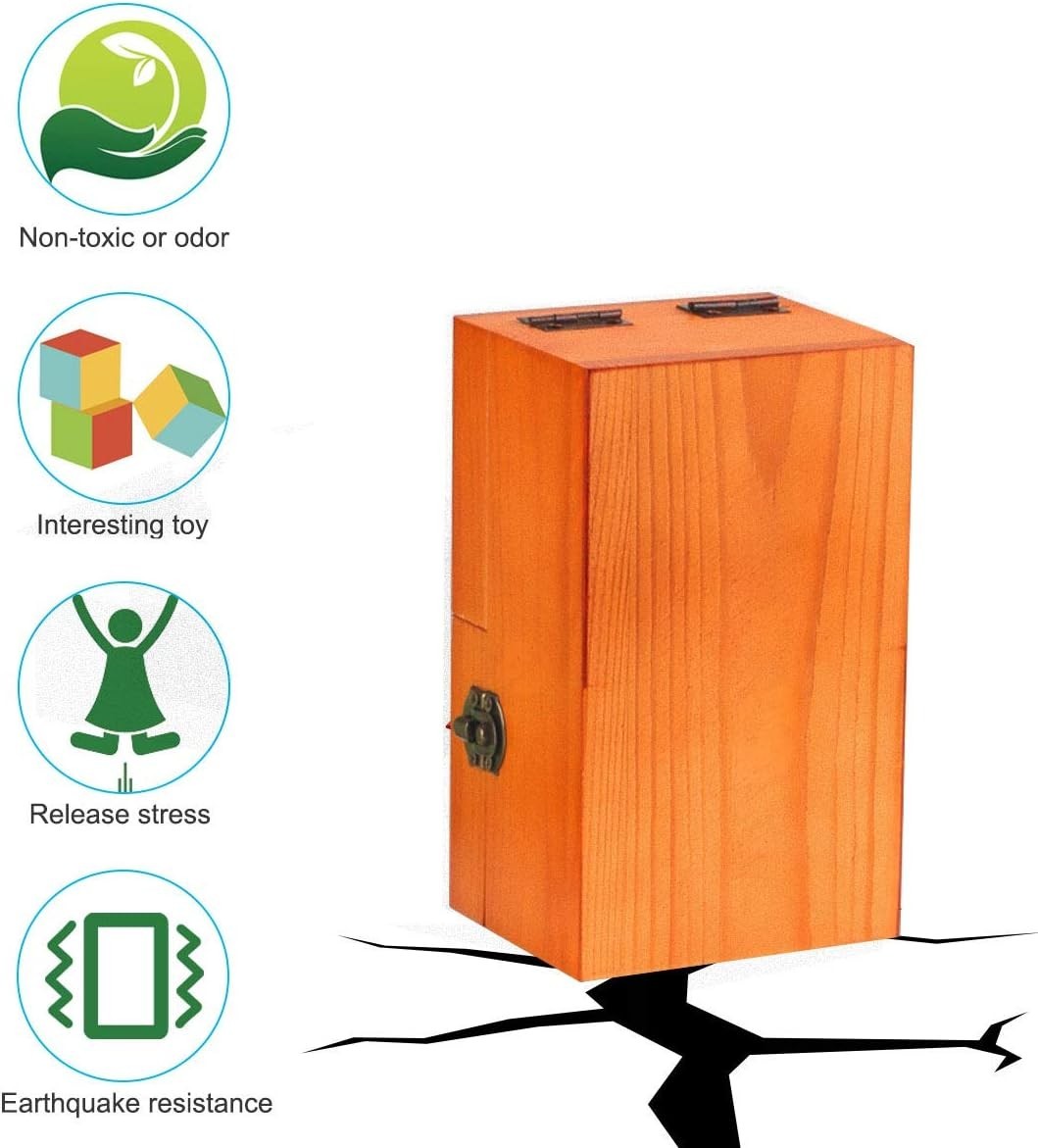 Useless Box Turns Itself Off in Box Alone Machine Fully Assembled in Box Brown