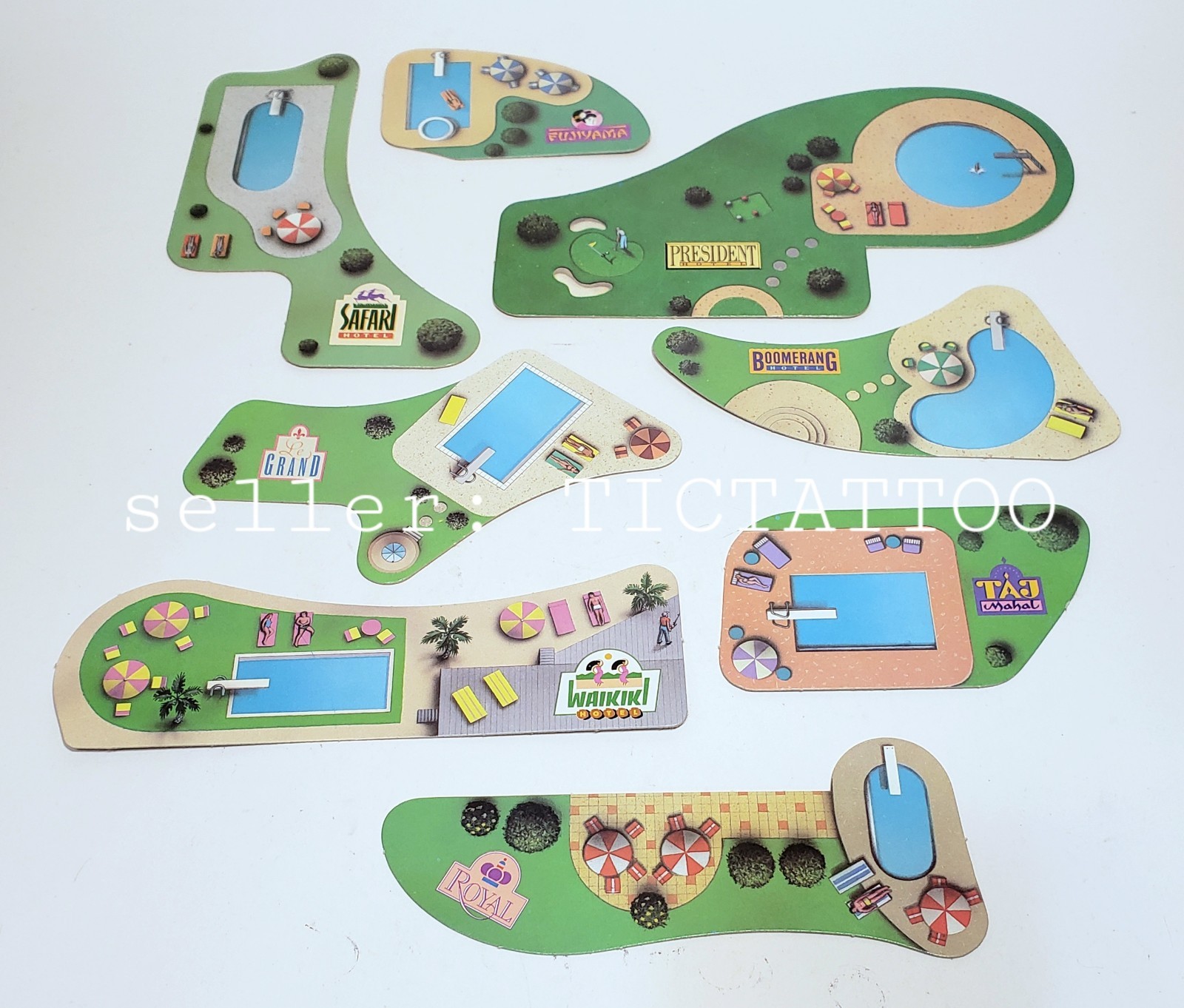 🔥 Milton Bradley HOTELS Board Game 1987 Real Estate COMPLETE VERY GOOD +