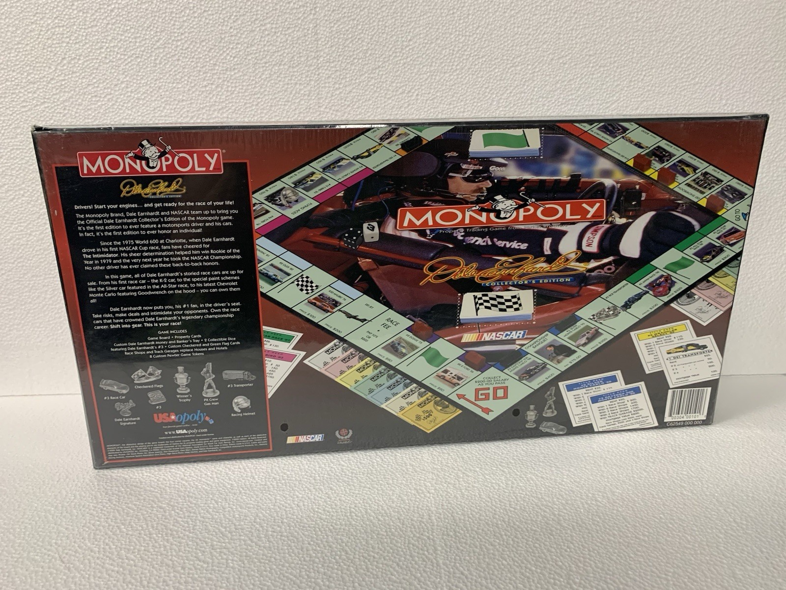 Sealed Vintage Monopoly Nascar Dale Earnhardt Collector’s Edition Board Game