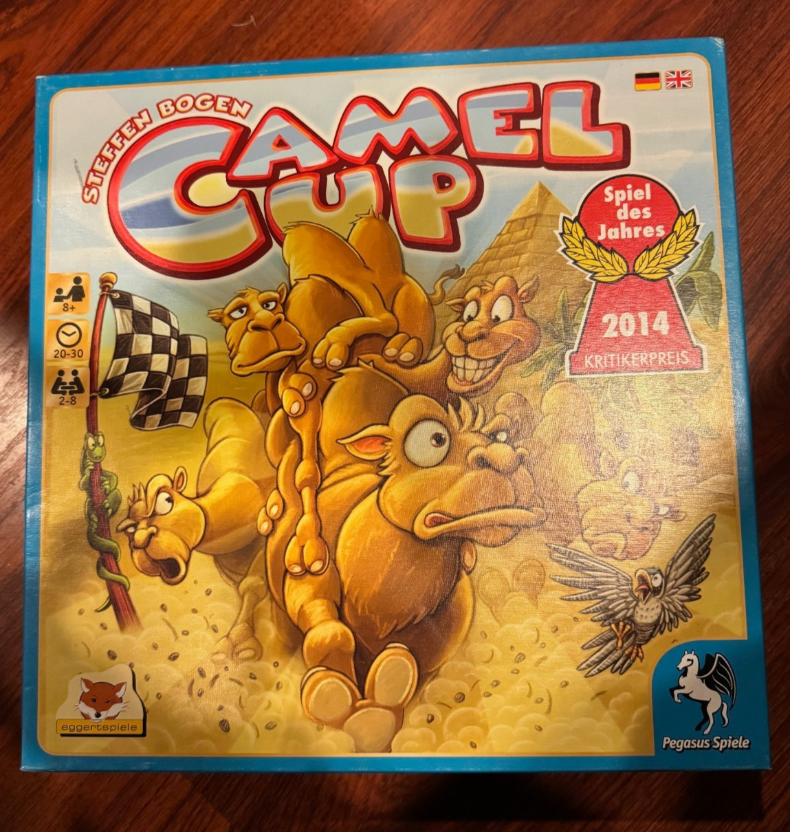 Camel Up Board Game 2014 Pegasus Spiele – New Unpunched