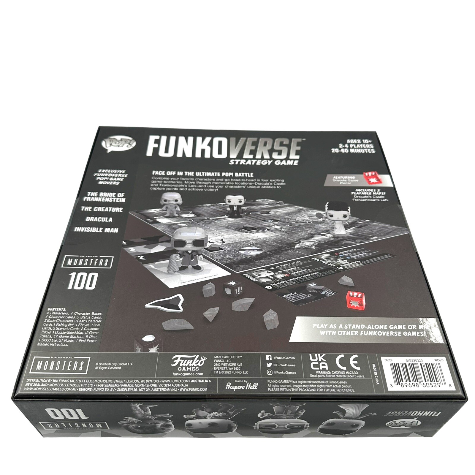 Funkoverse: Universal Monsters 100 4-Pack Styles May Vary