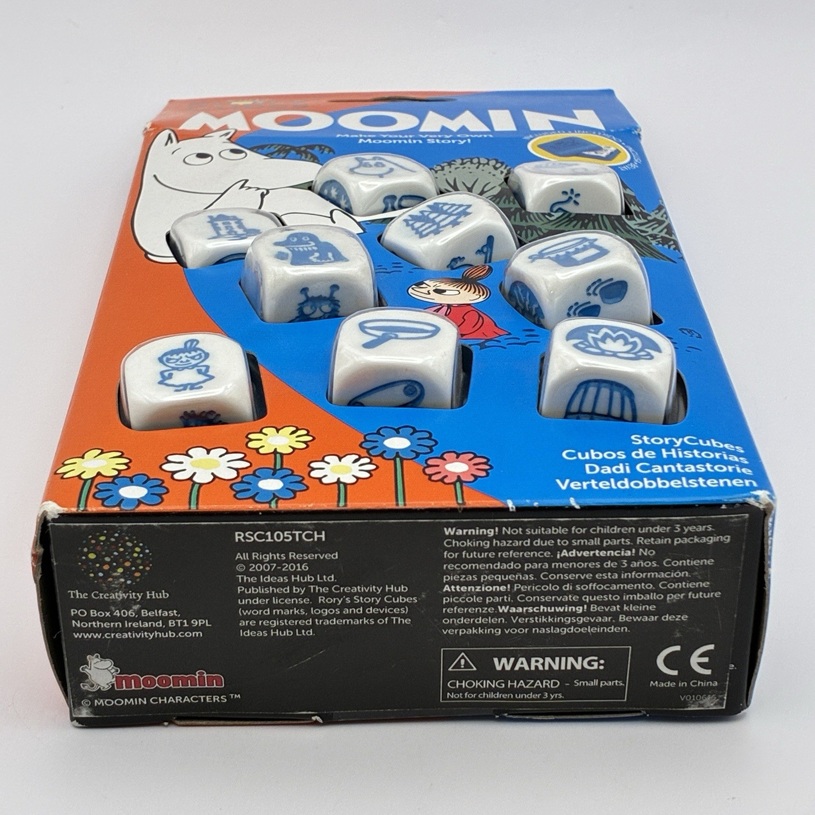 Rory’s Story Cubes: Moomin Edition 2016 The Creativity Hub – Brand New Sealed