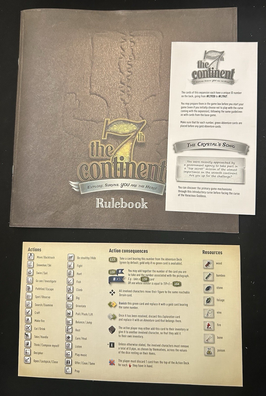 The 7th Continent Board Game 2019 Classic Edition VG