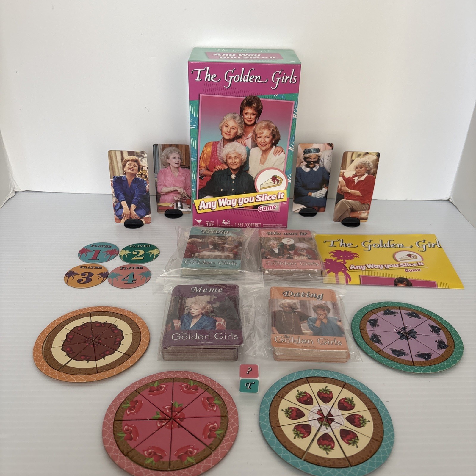 The Golden Girls Any Way You Slice It Trivia Game Cardinal Sophia Dorothy