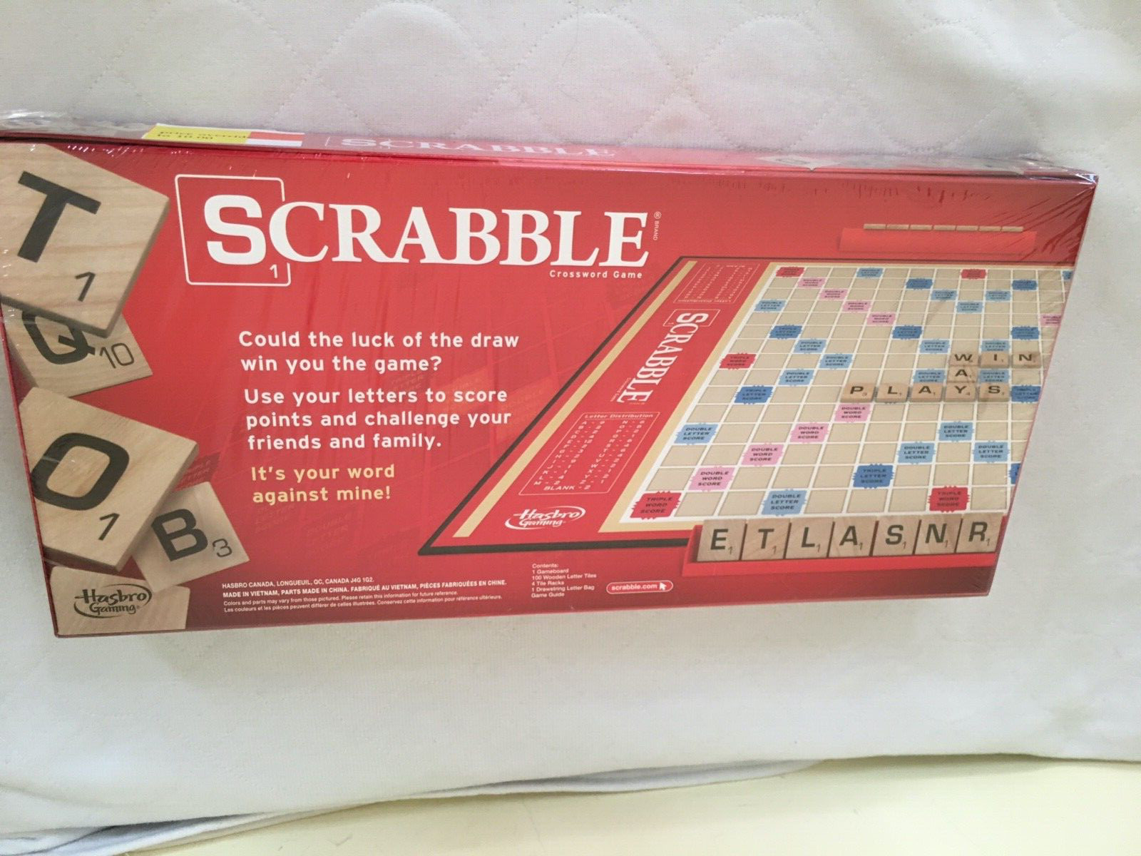 New Scrabble Game the classic crossword game for ages 8+