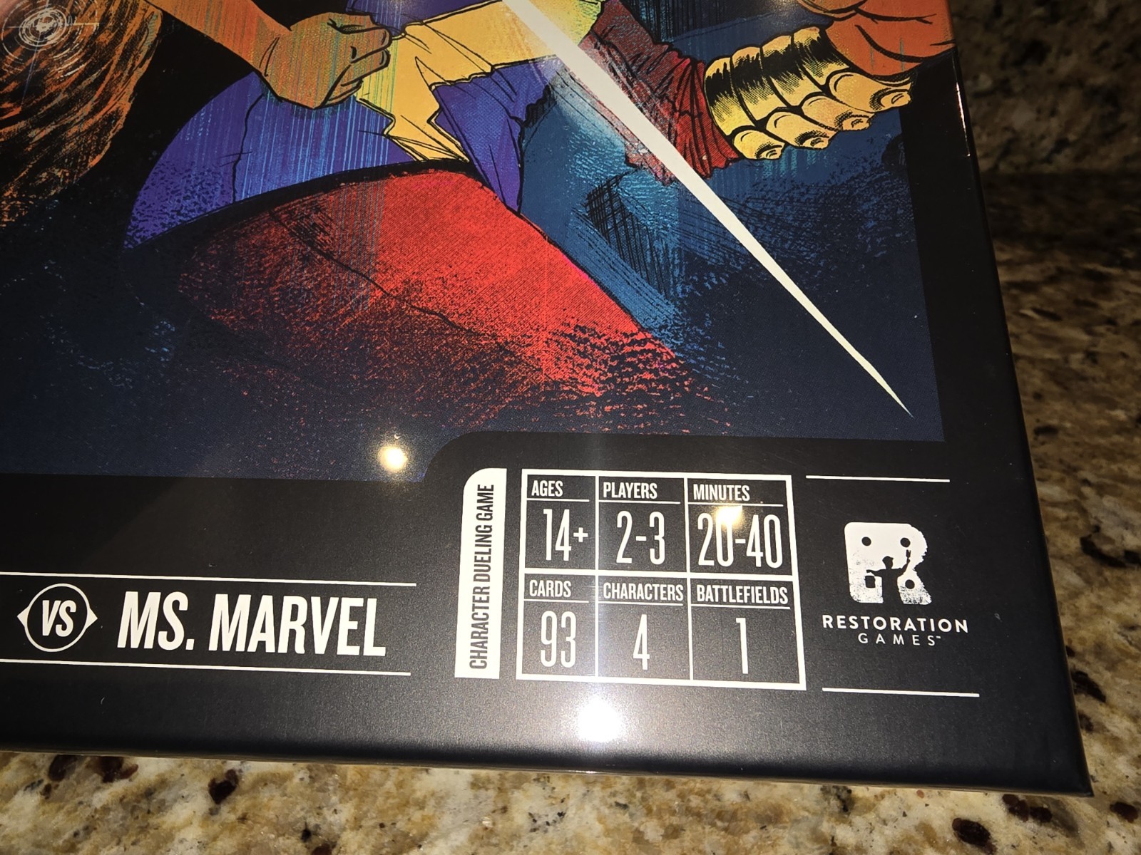2022 Marvel Unmatched Game – Teen Spirit by Restoration Games Ms. Marvel