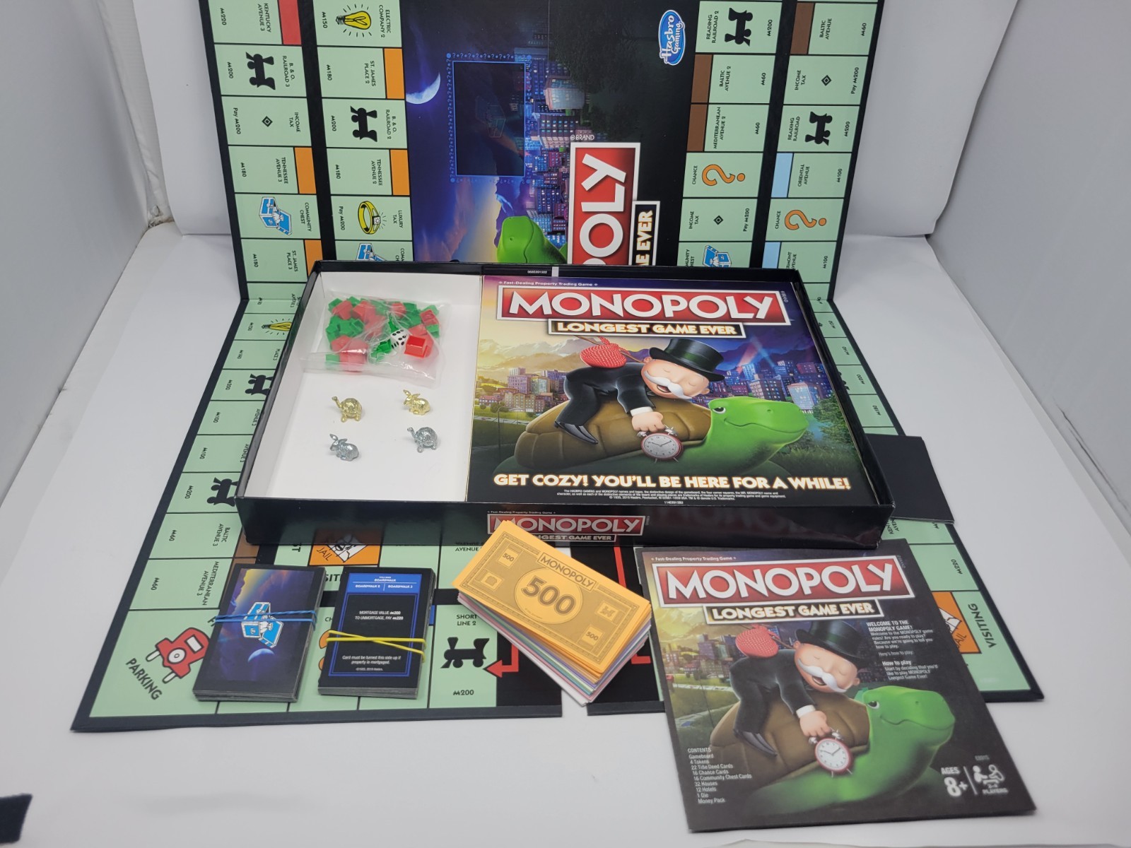 Hasbro E8915000 Monopoly Longest Game Ever Edition 100% Complete!