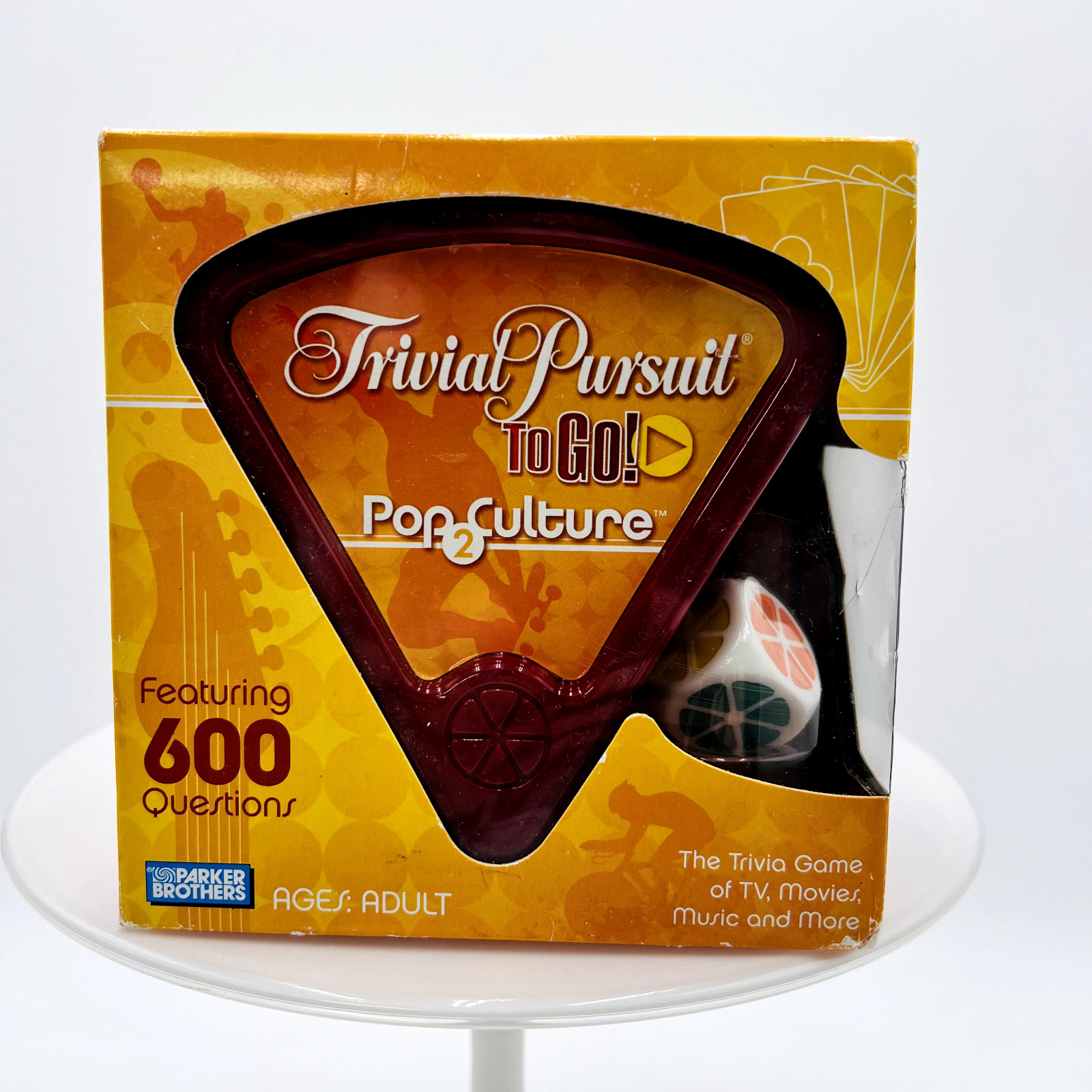 Trivial Pursuit To Go Pop Culture 2 New Sealed 2005 Parker Brothers Travel Game