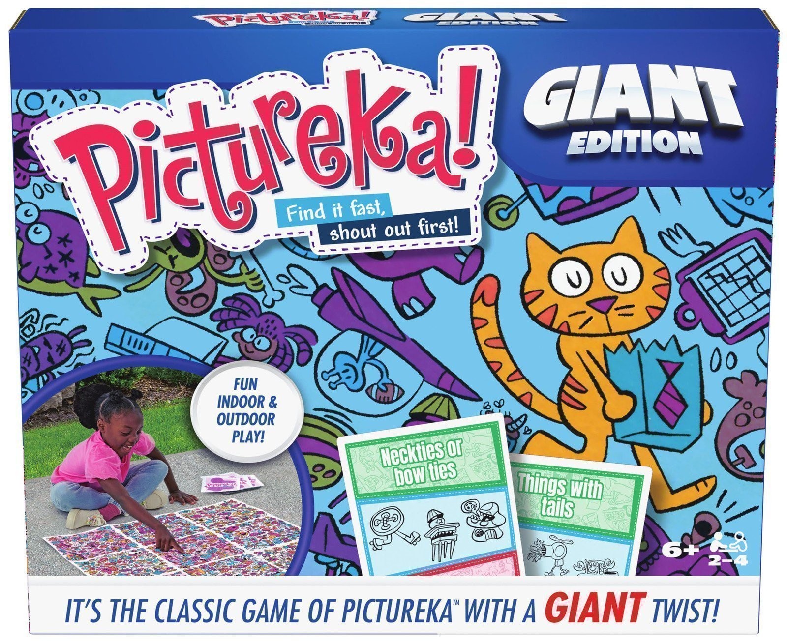 Pictureka Giant Edition Family Game with Oversized Mat Indoor Outdoor Fun
