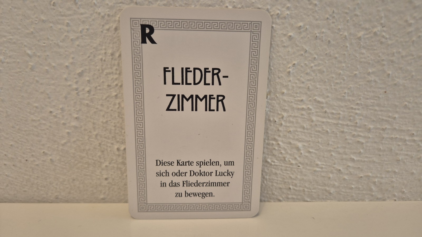 Kill Doctor Lucky Pre Crime Board Game Replacement Parts: Playing Card R Lilac Room