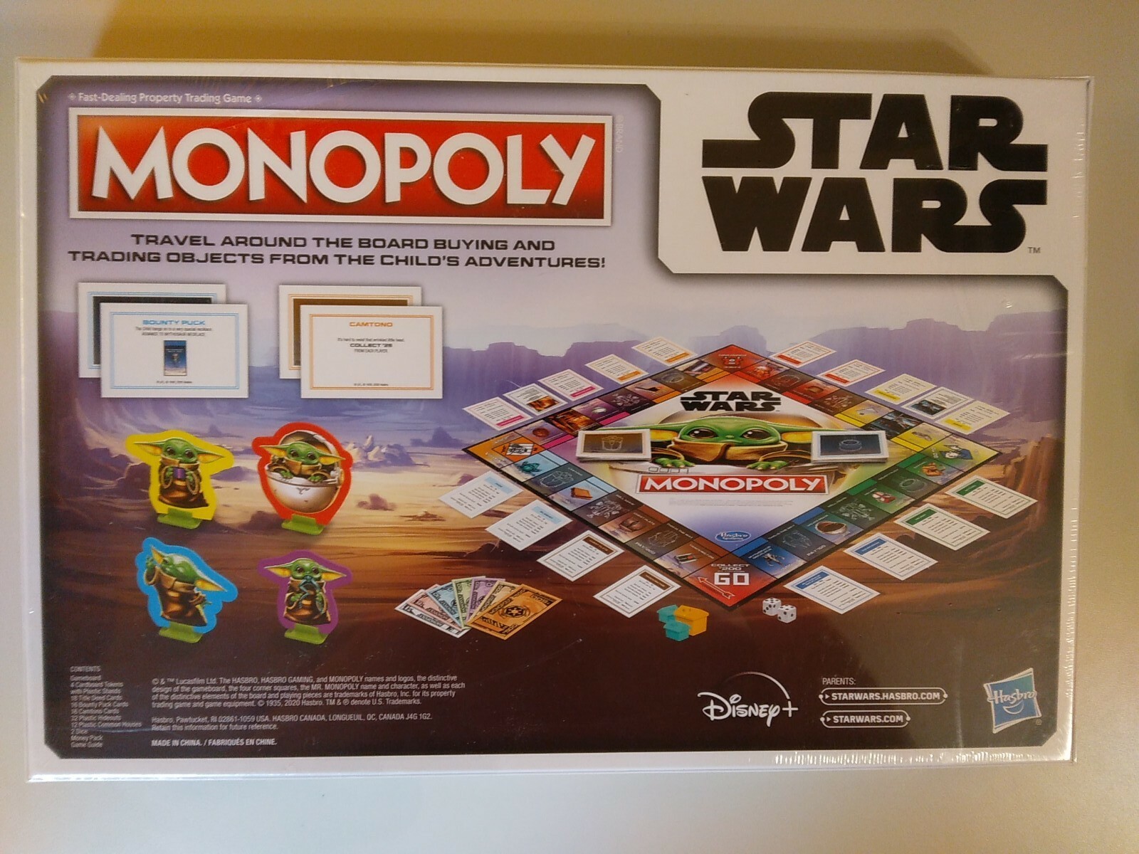 Monopoly Star Wars Board Game The Child Edition Grogu Baby Yoda