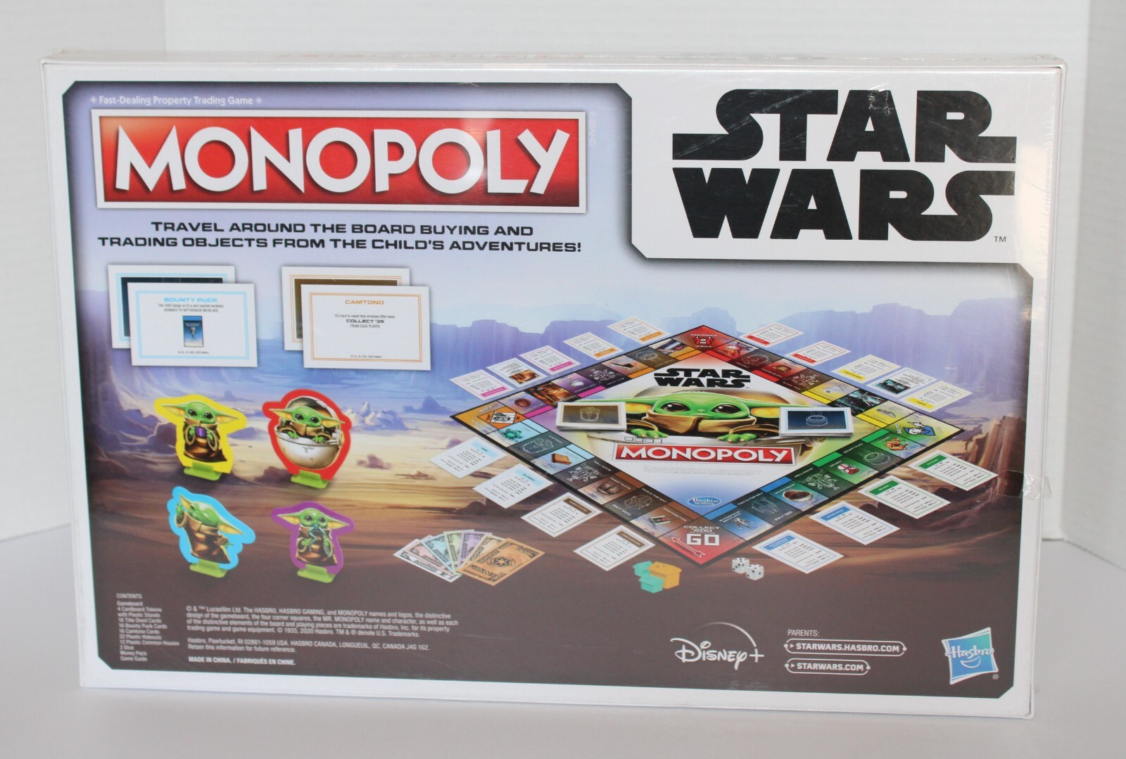 Star Wars, The Mandalorian, Monopoly Board Game, Grogu, 2020 Edition New/Sealed