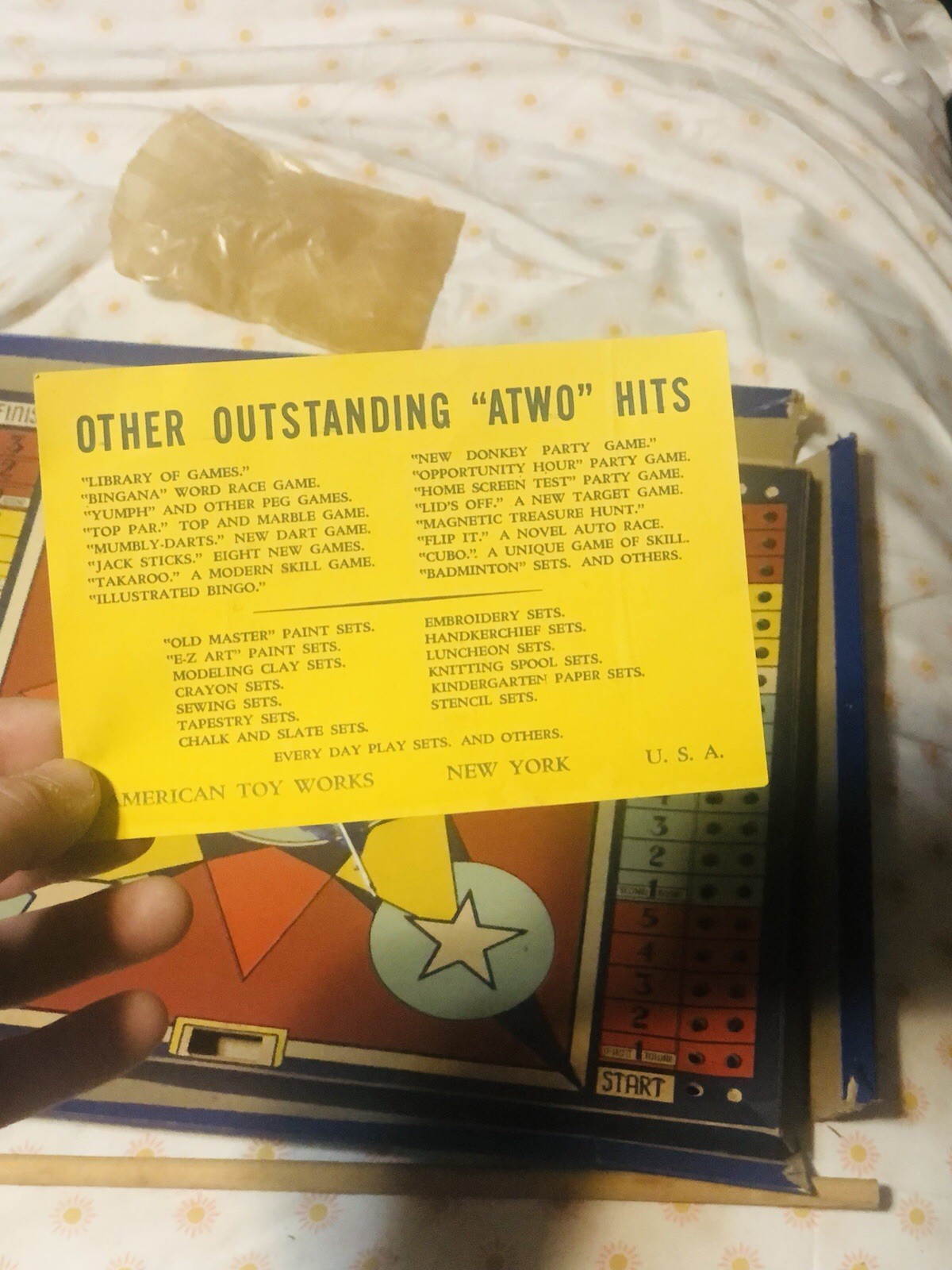Vintage Takaroo: Thrilling Game of Dexterity, created by Arthur Dritz 1939!