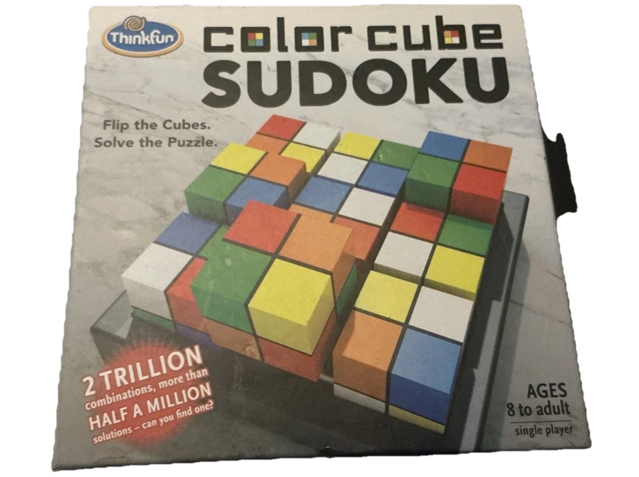 ThinkFun Color Cube Sudoku Game New Sealed