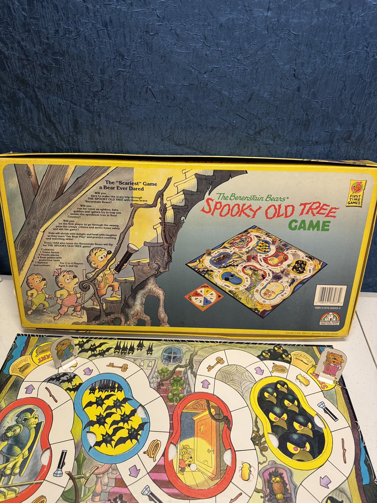The Berenstain Bears SPOOKY OLD TREE Board Game 1989 COMPLETE