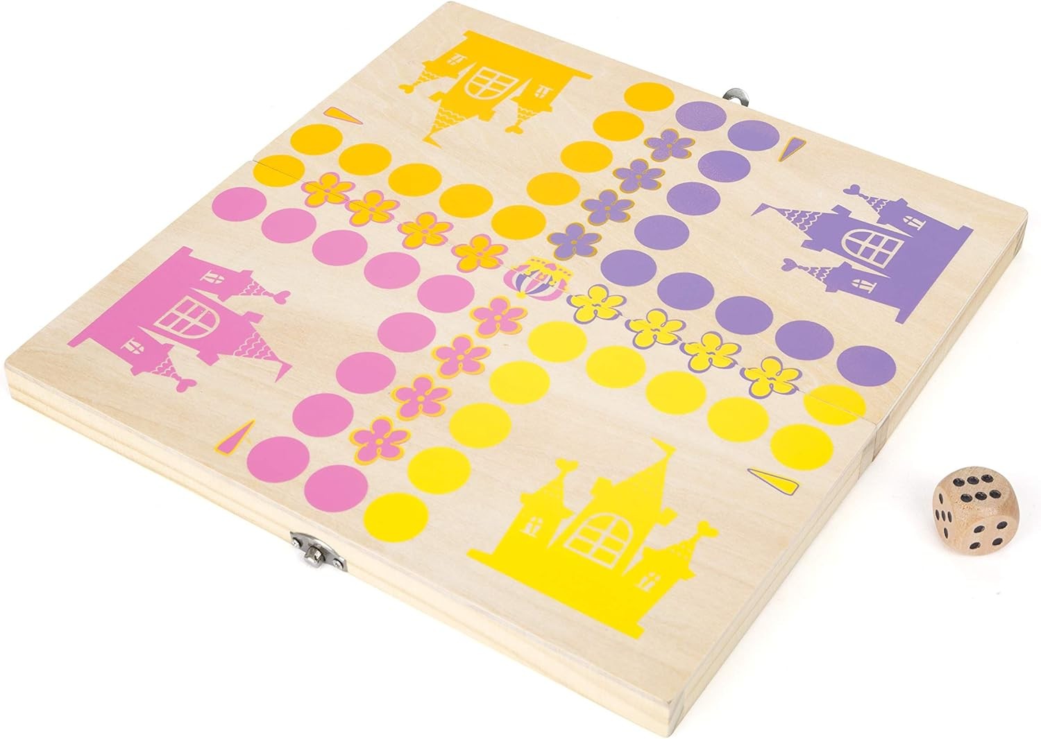 Small Foot 11105 Ludo Princesses, made of FSC 100% certified wood, with practica