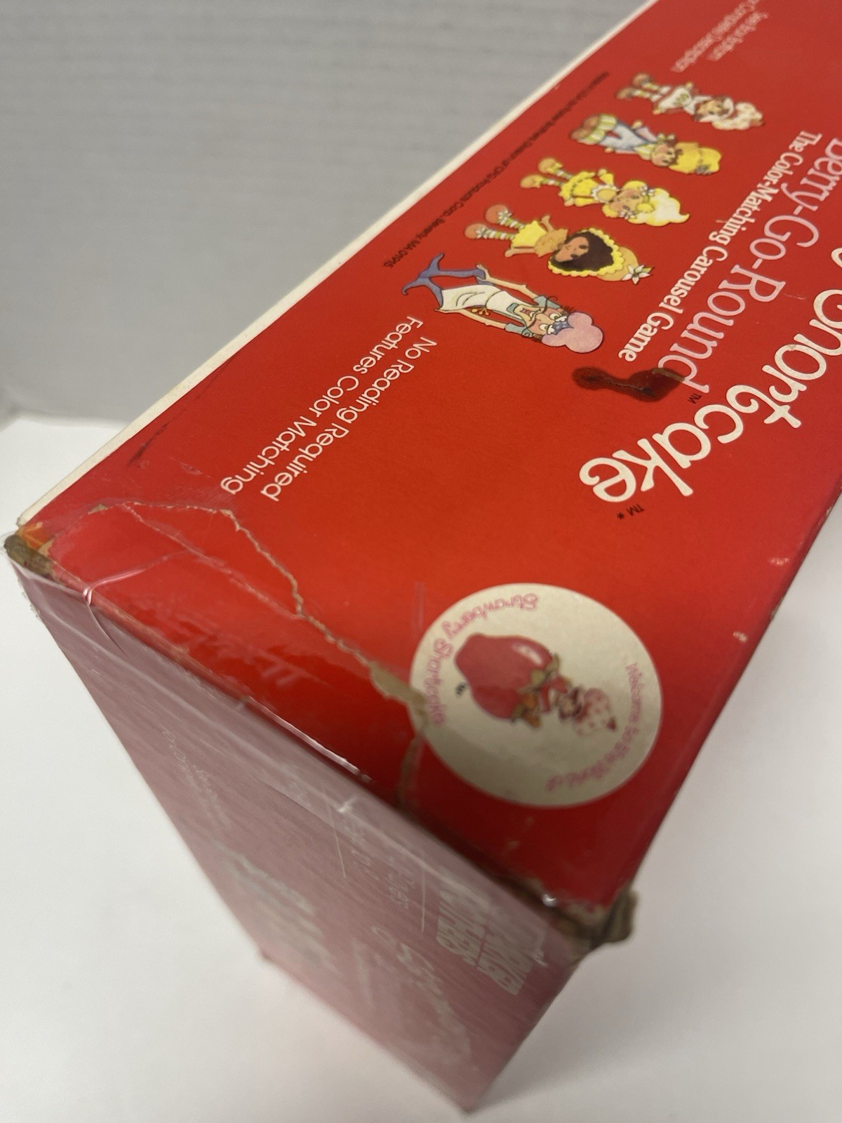1981 Parker Brothers Strawberry Shortcake Berry-Go-Round Carousel Incomplete