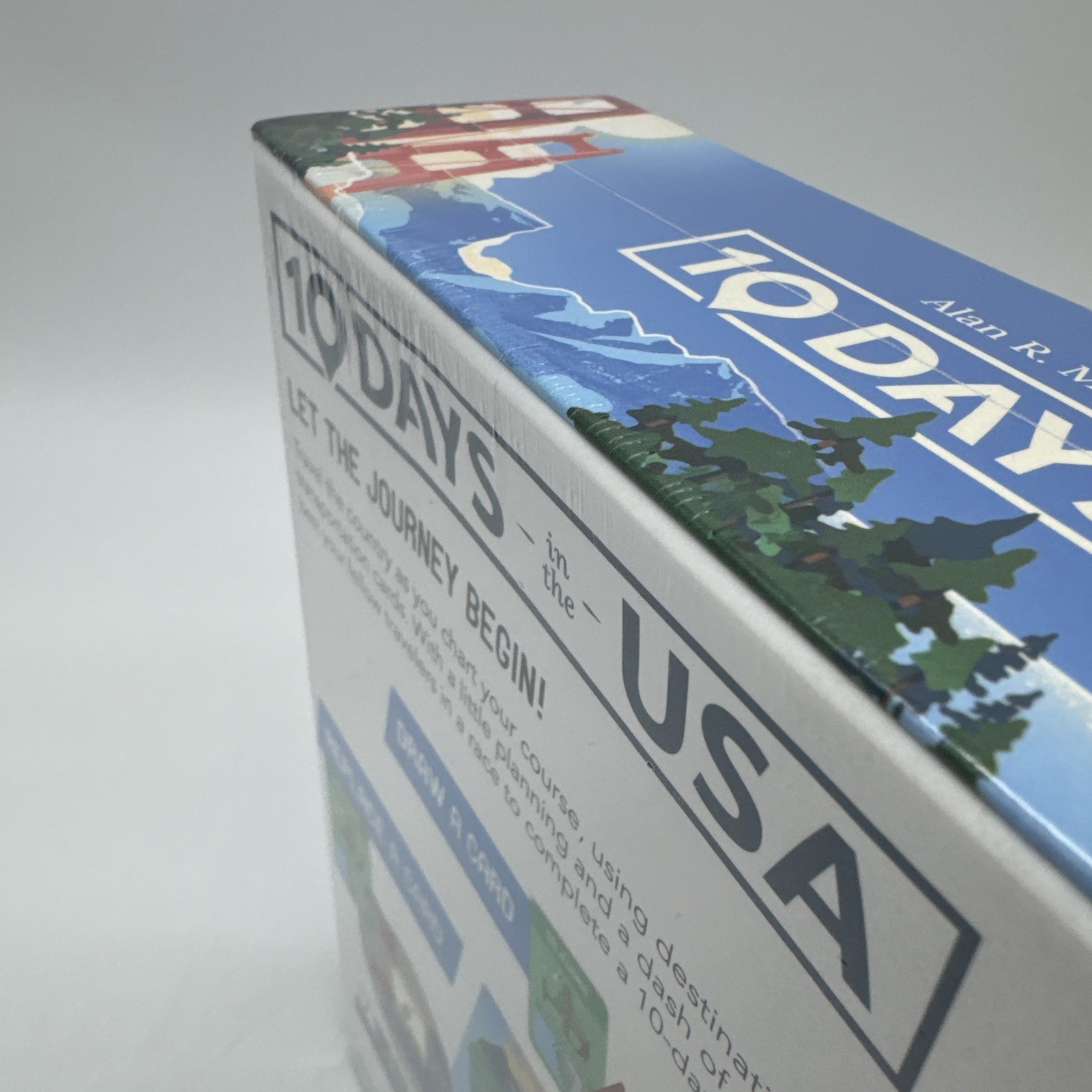 10 Days in The USA Family Road Trip Board Game Fun All Ages Moon Weissblum NEW