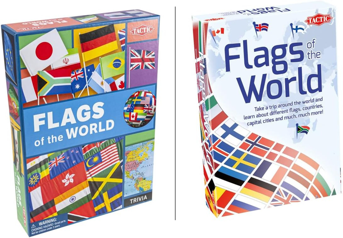 Flags of the World Family Card Game – Educational & Fun – Play & Learn about Fla