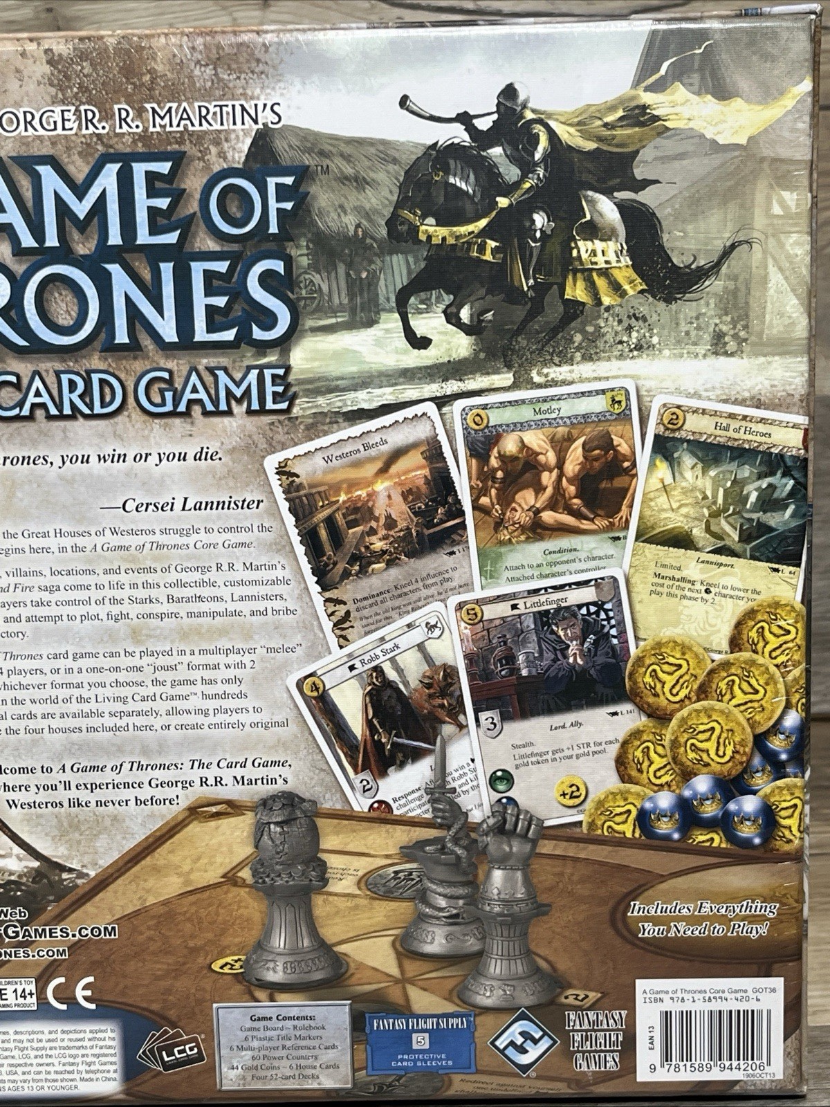 A Game of Thrones The Card Game Core LCG 2008 Fantasy Flight George RR Martin