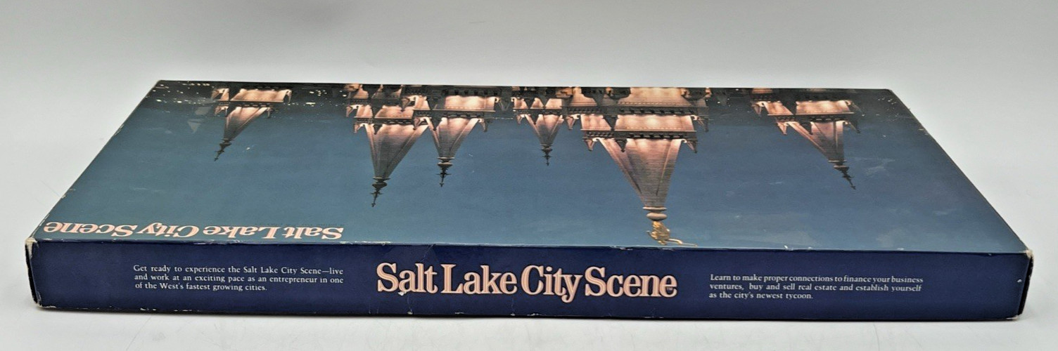 1980 SALT LAKE CITY SCENE BOARD GAME BY HANSEN STOCK NUMBER 2600