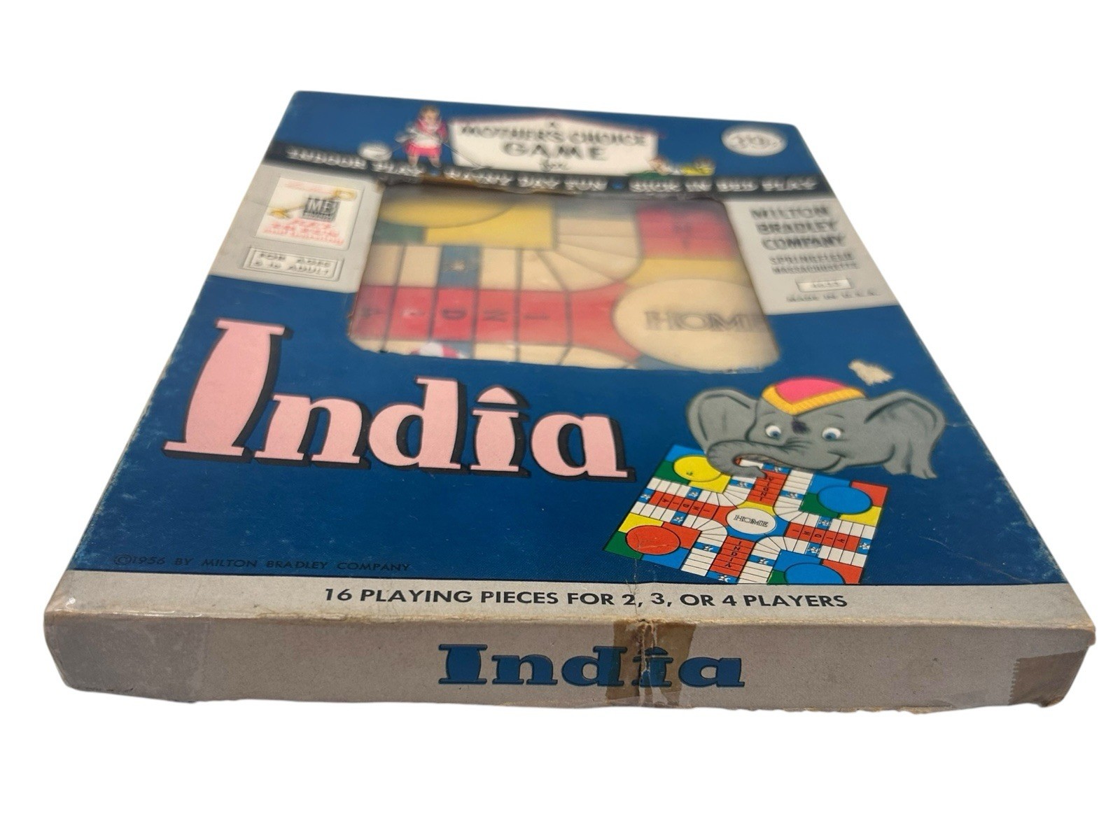 1956 Vintage Milton Bradley INDIA Game A Mother’s Choice #4633 Complete