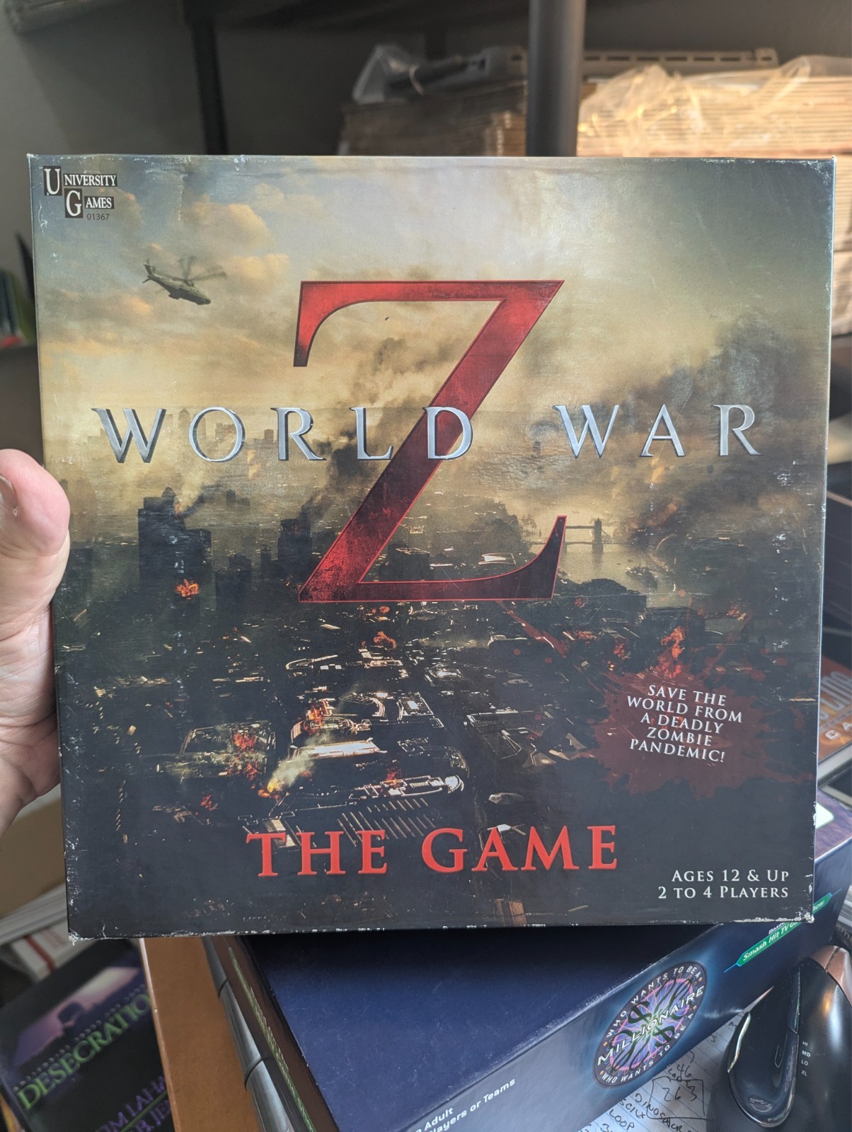 WORLD WAR Z The Game Board Game 100% COMPLETE 2013