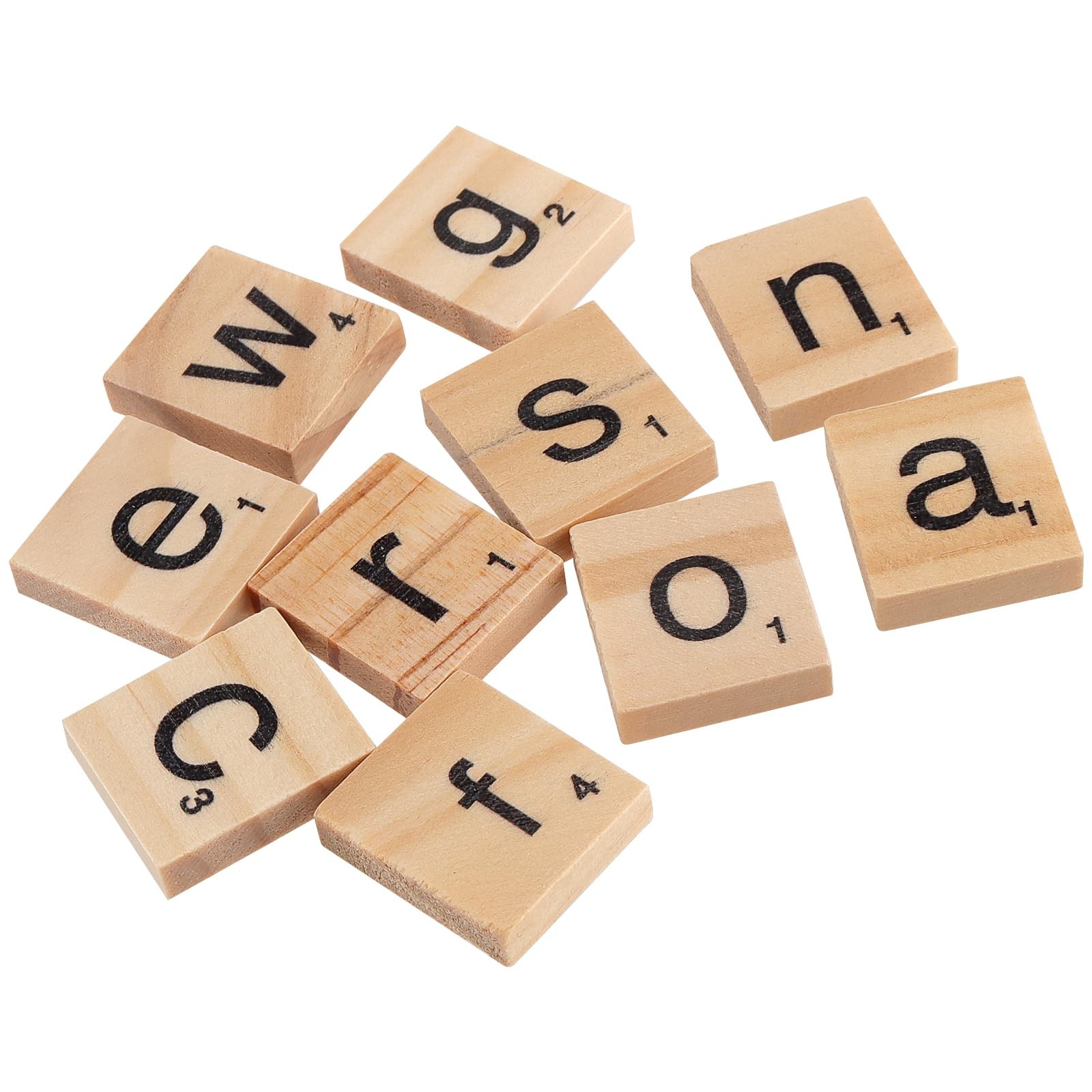1200 PCS Wooden Letters Tiles, Small Letter Tile for Crafts, Wooden Alphabet …