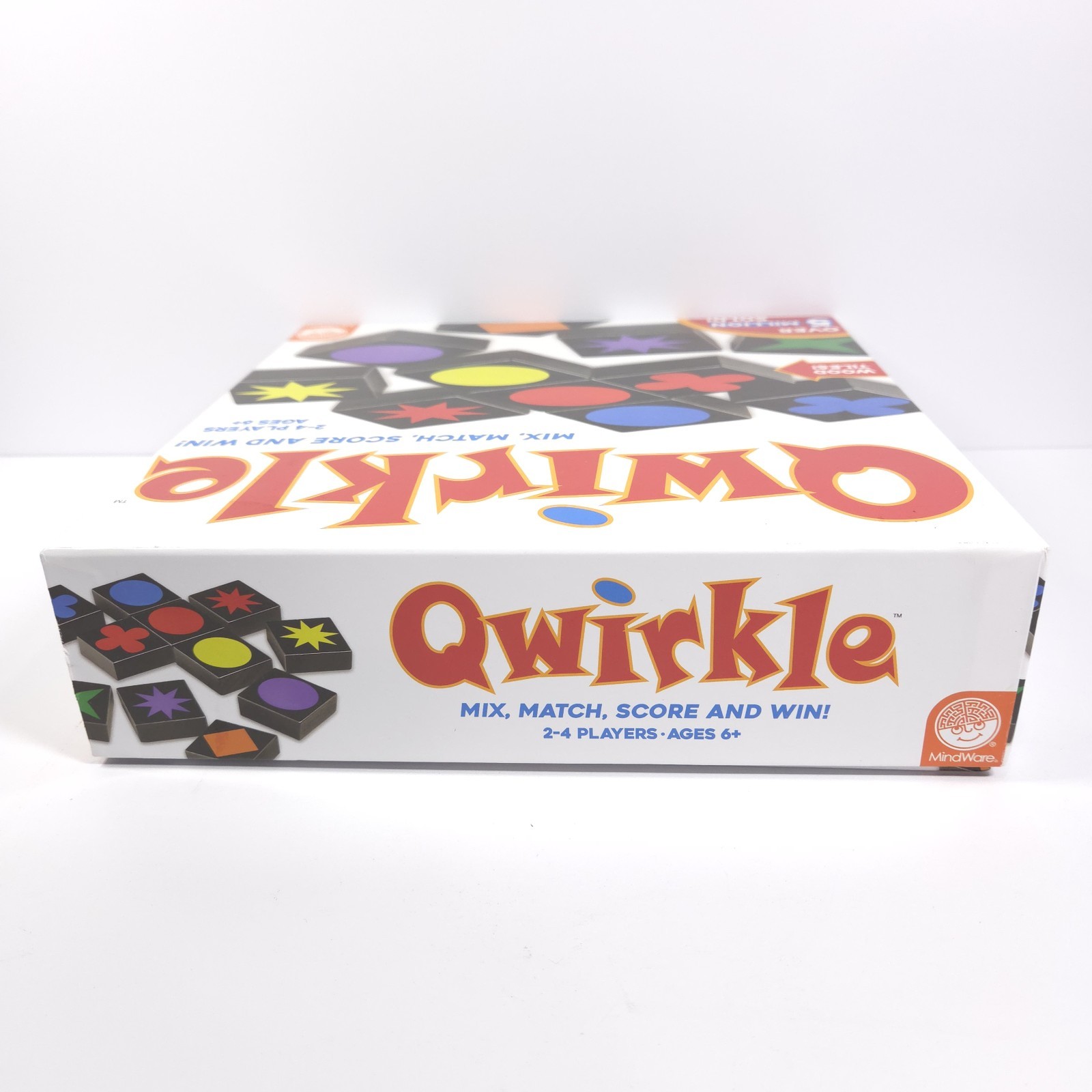 Qwirkle Board Game COMPLETE 108 Tiles Shapes Colors Good Strategy MindWare