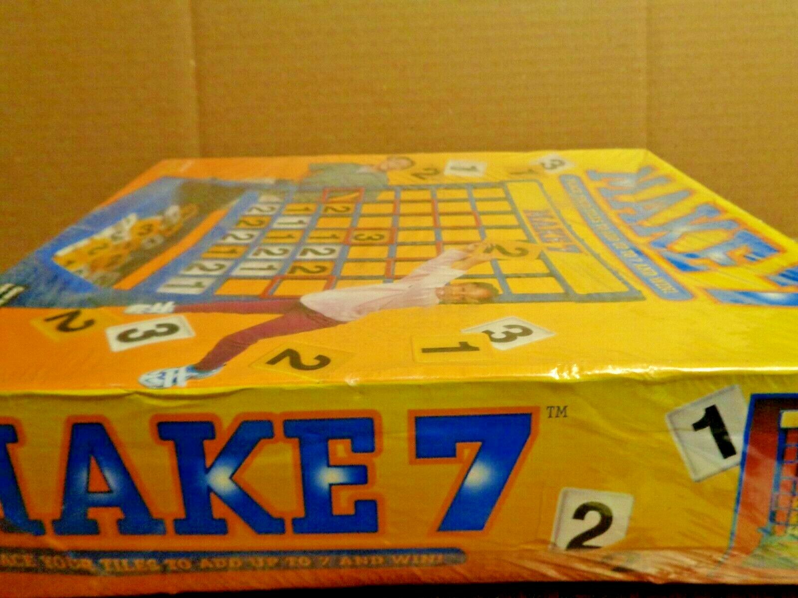 Pressman Make 7 Board Game For 2 Players 7 and Up Think Ahead Number Game NEW