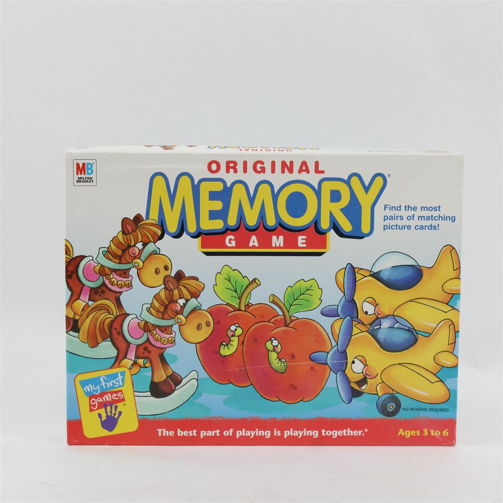 Vintage 2001 Milton Bradley Original Memory Game