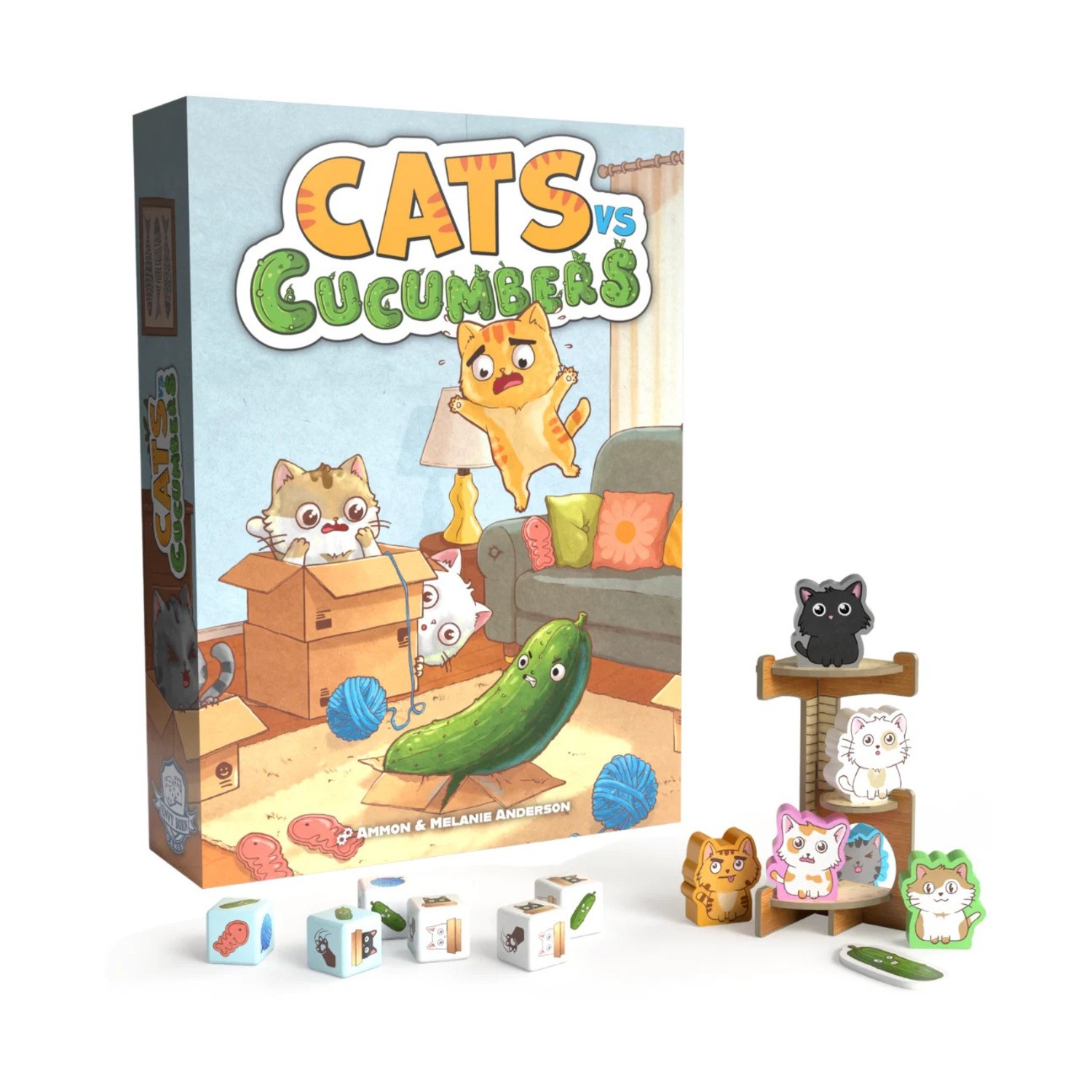 Envy Born Board Game Cats vs Cucumbers Box SW (New)
