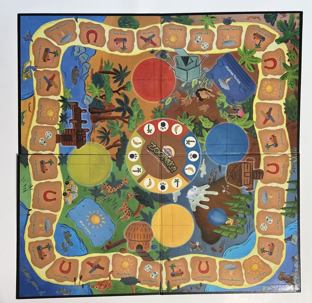 Cranium Zooreka The Race to Build Your Ultimate Zoo Board Game Complete