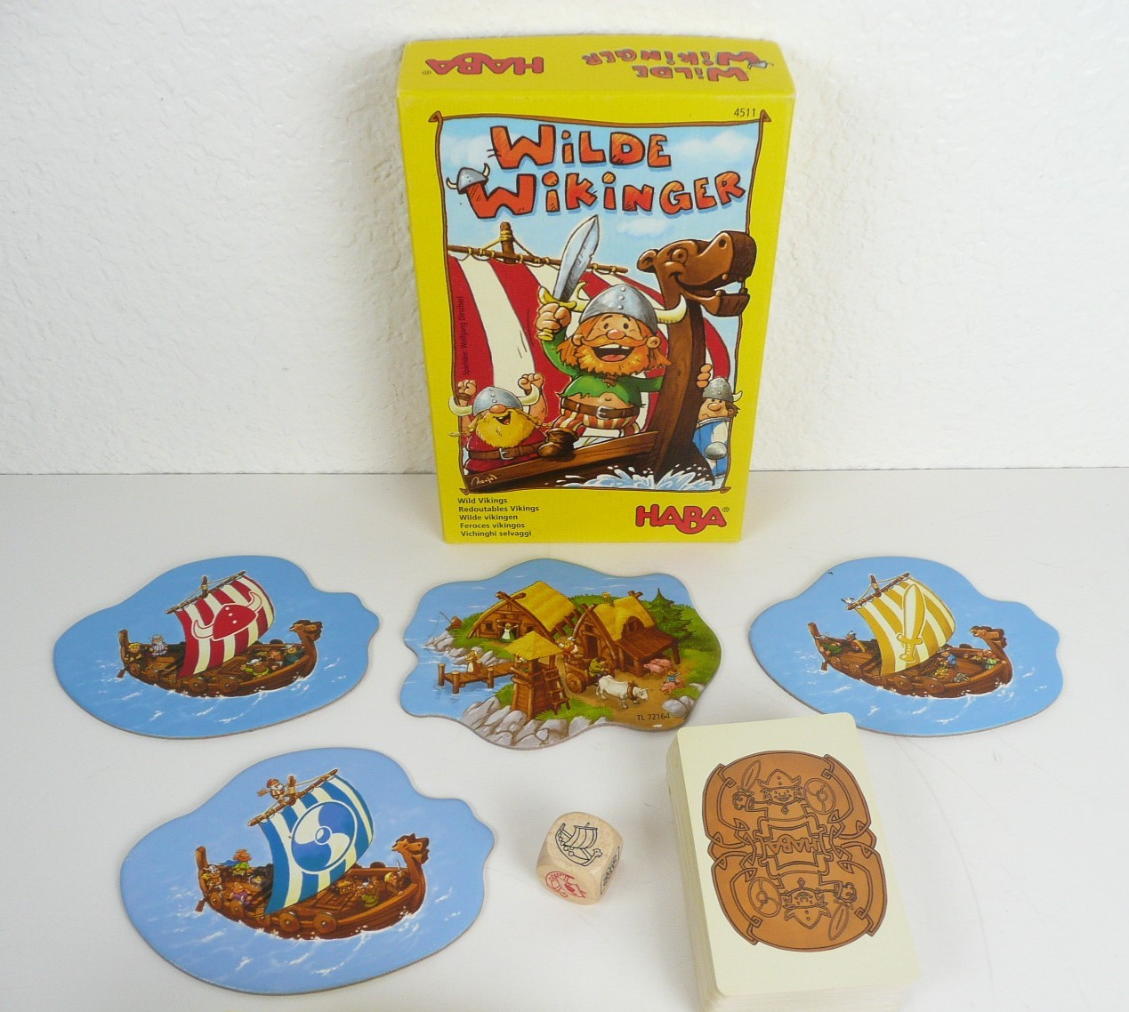 HABA Board Game Wilde Wikinger Wild Vikings Box Germany
