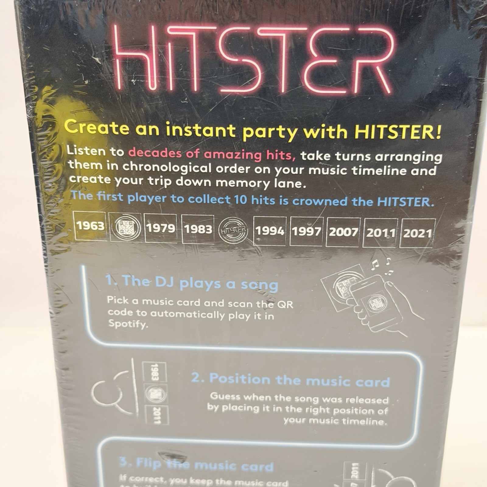 HITSTER The Music Party Song Game Decades of Amazing Hits NEW SEALED