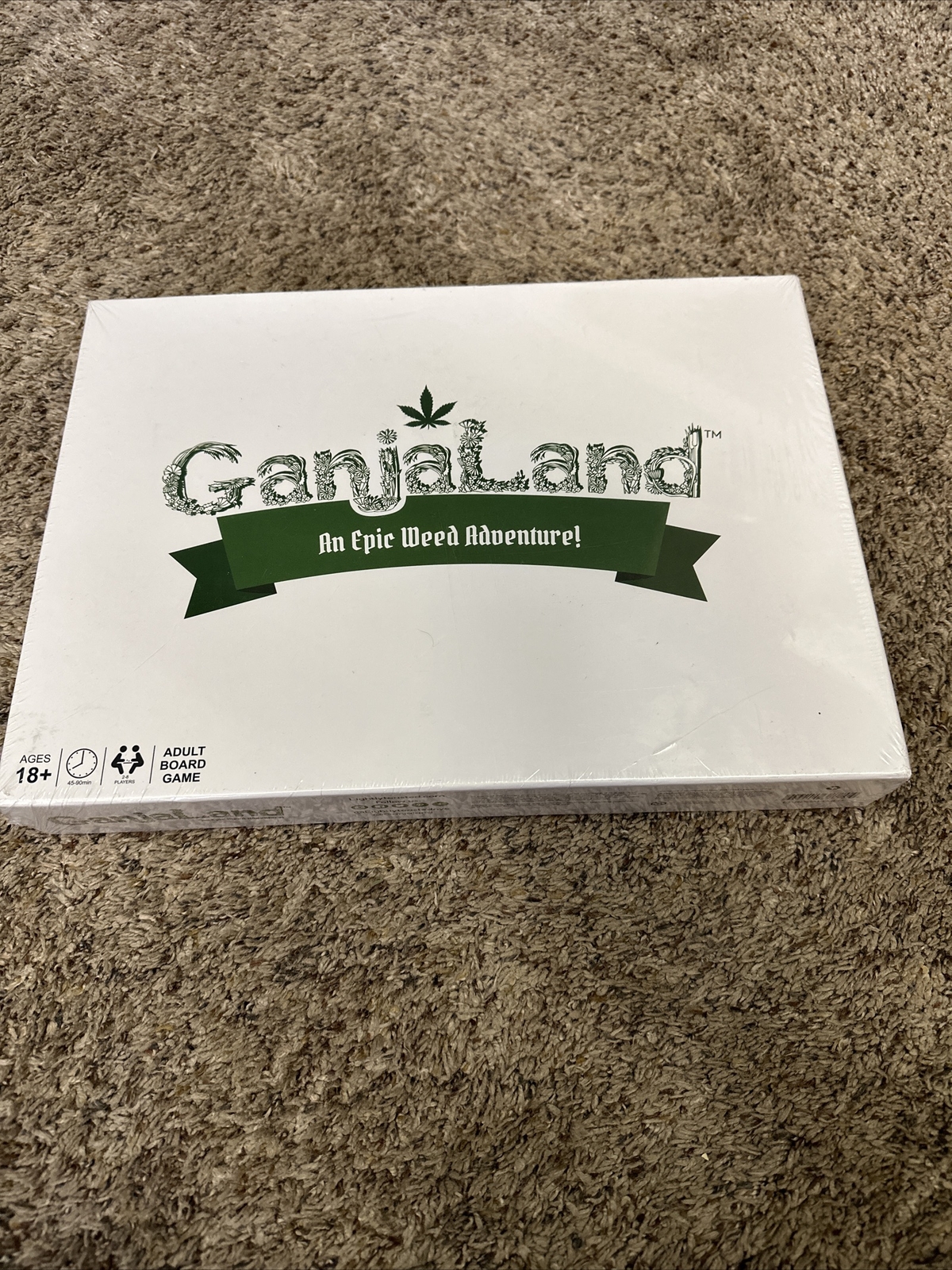 GanjaLand An Epic Weed Adventure Adult Board Game – New/ Sealed