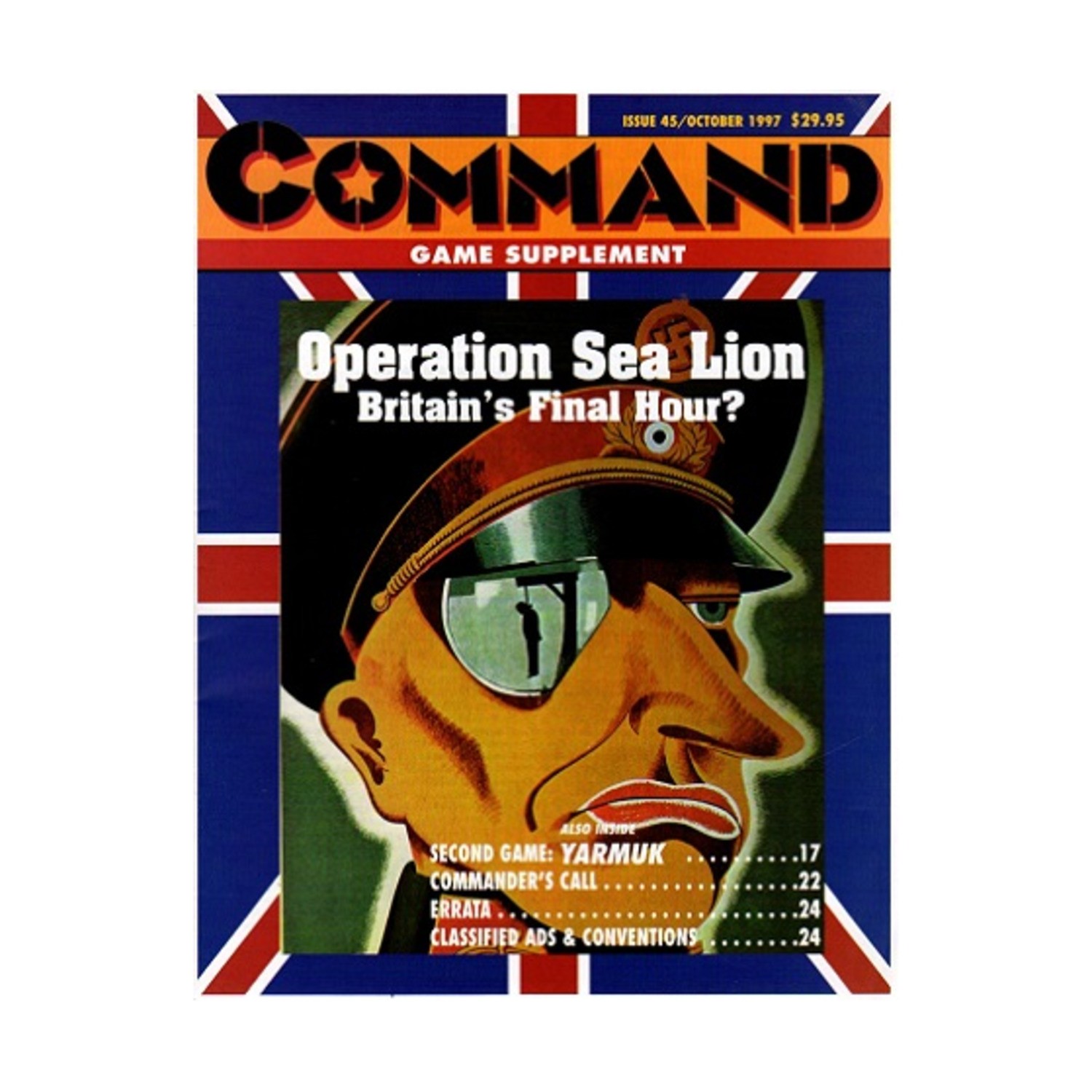 XTR Command Mag #45 w/Operation Sea Lion & Yarmuk Mag VG+