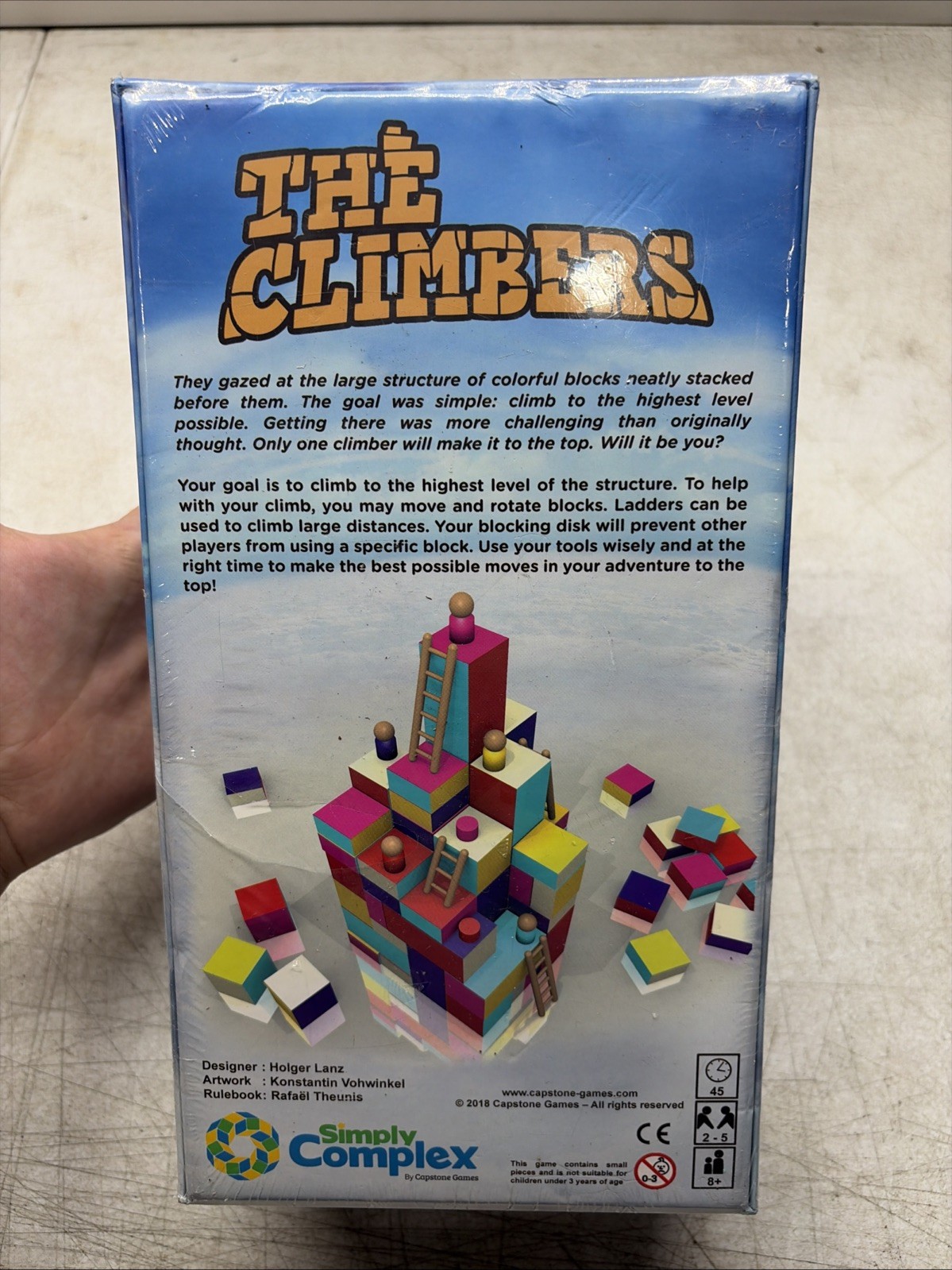 THE CLIMBERS Game – 2017 Complex Games FREE MAILING -FACTORY SEALED