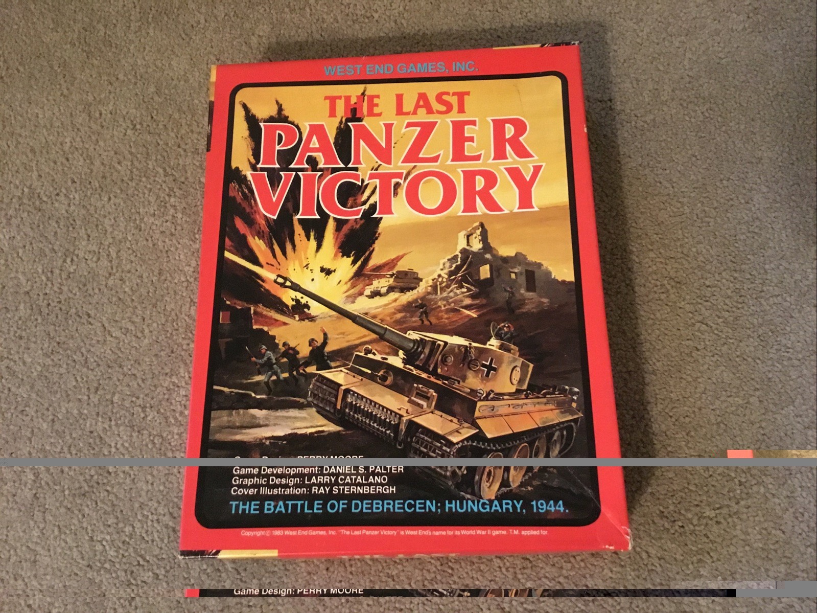 West End Games The Last Panzer Victory The Battle Of Debrecen 1944 UNPUNCHED
