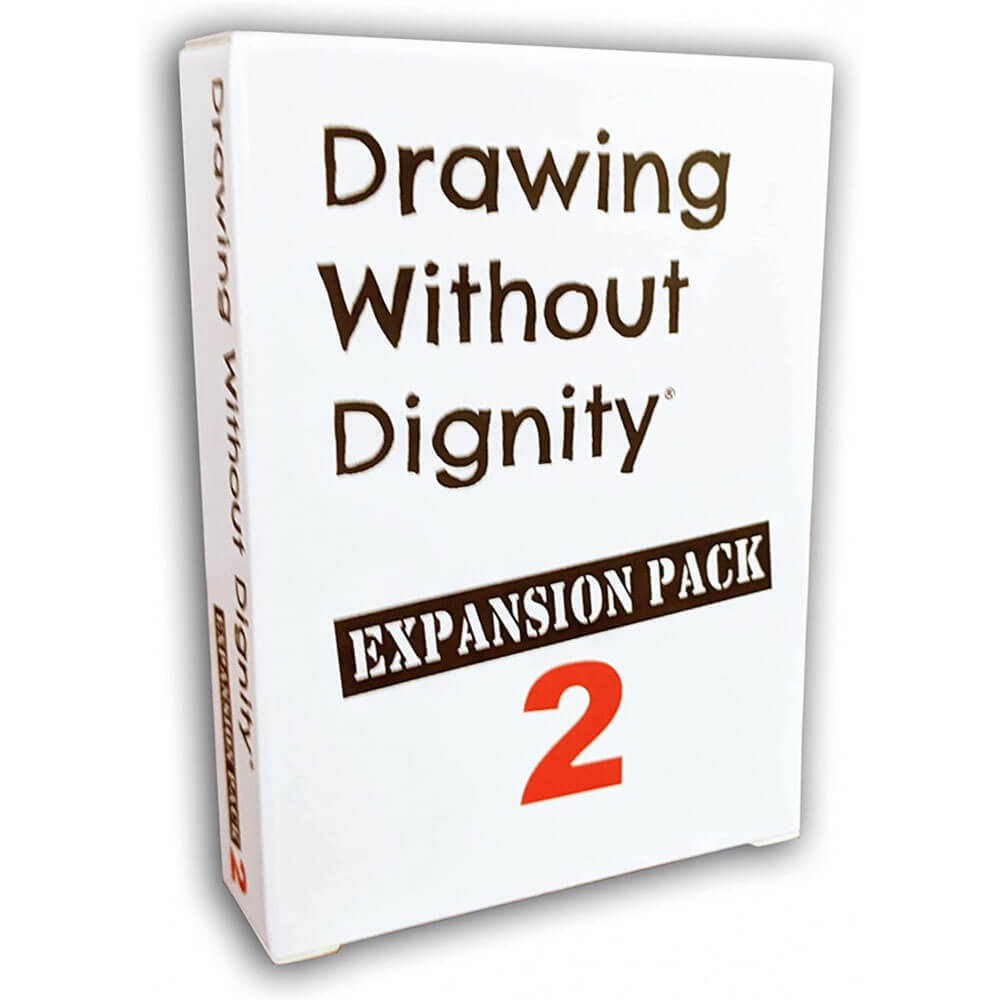 Drawing Without Dignity Expansion Pack 2 Card Game for 3 to 12 Players Ages 17+