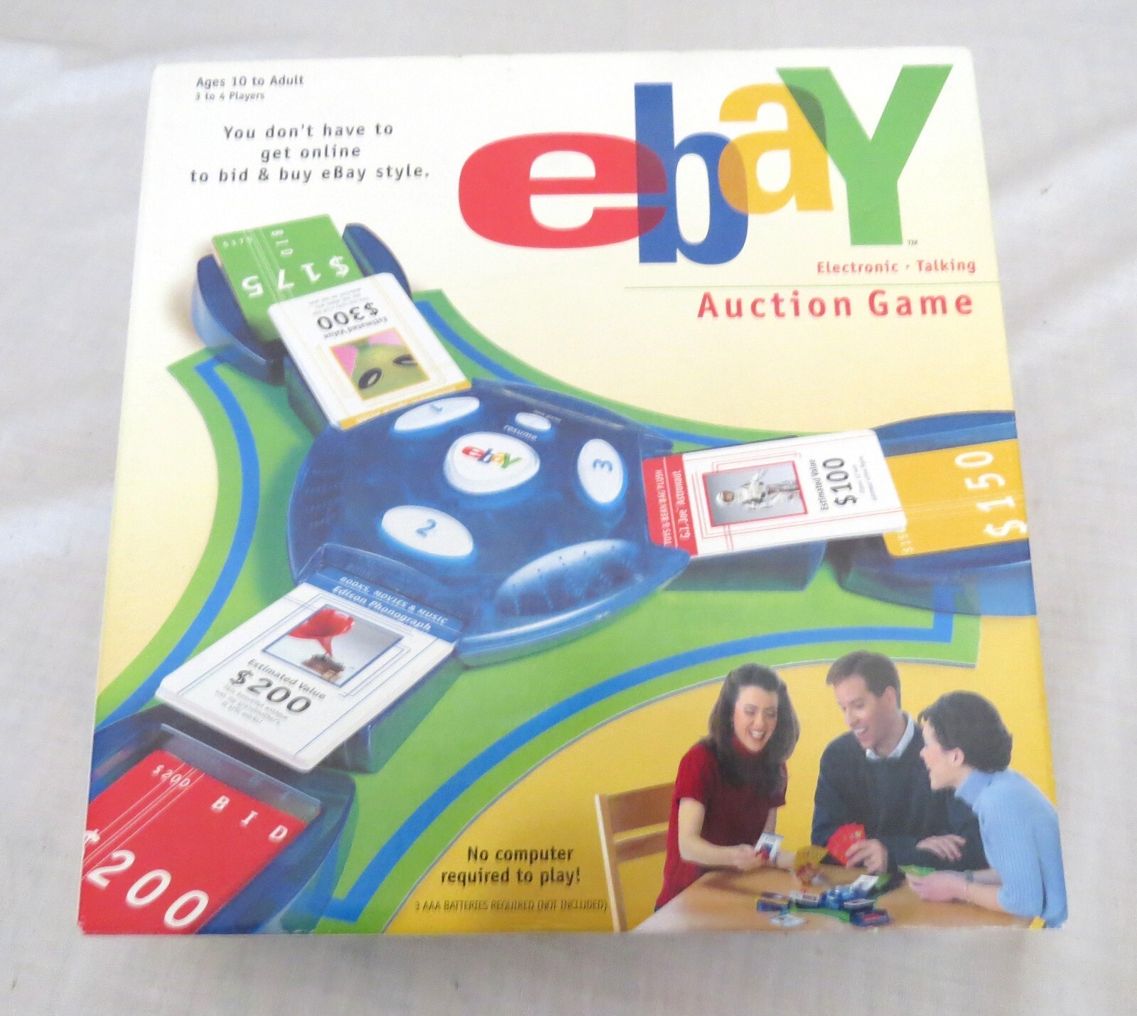 Ebay Auction Game 2001 Parker Brothers Game – New (Open Box)