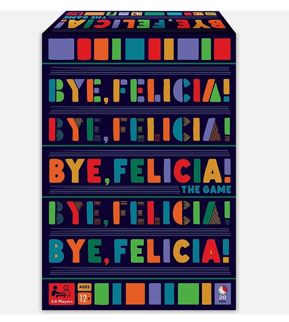 Bye Felicia! Party Game NEW Match Answers with Other Players 3-8 Players Age 12+