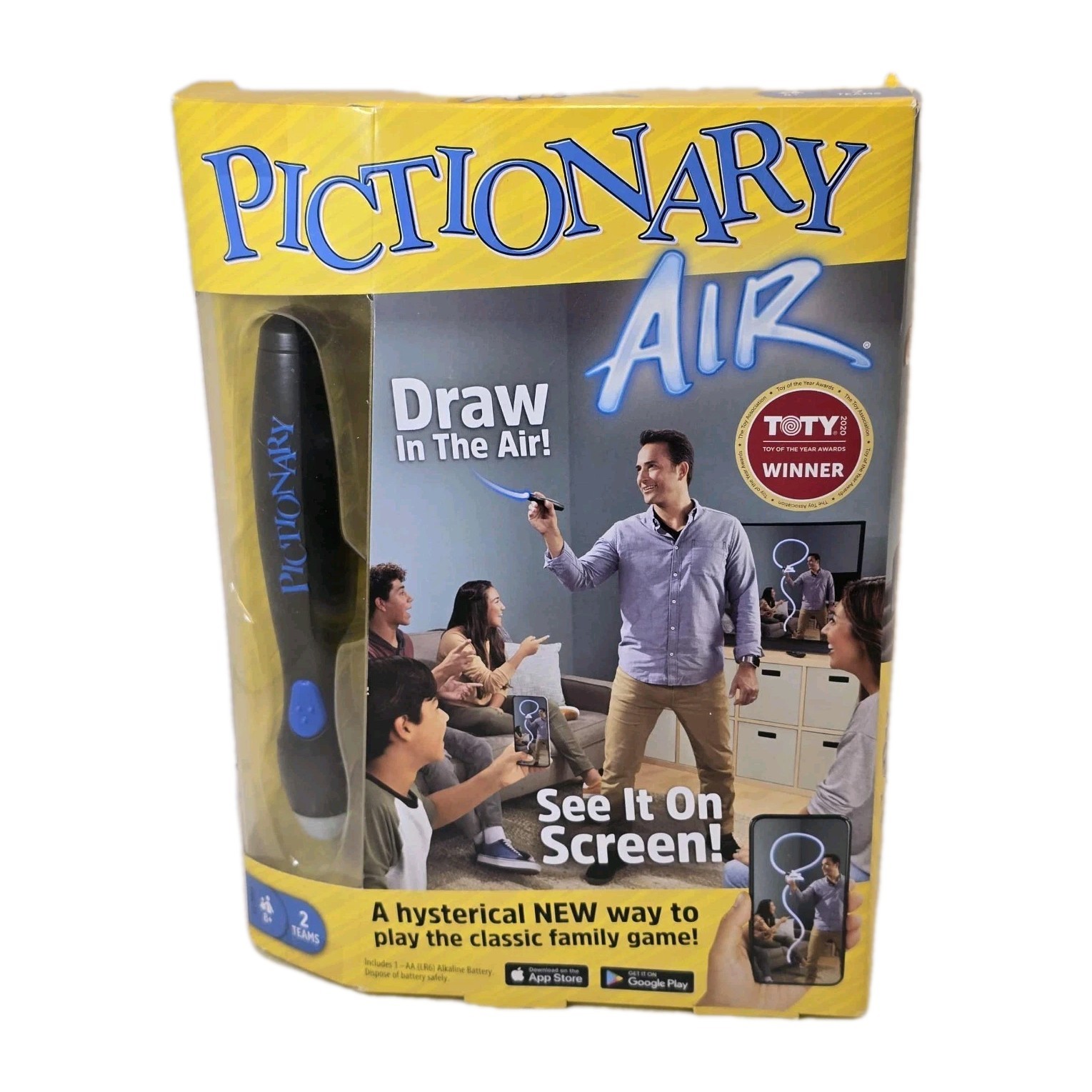 🎨 Pictionary Air Interactive Family Game NIB Fun Party Tech Drawing Game 🎮