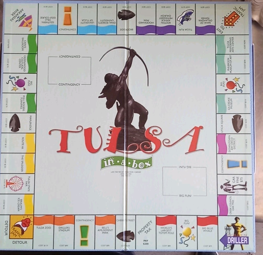 Late for the Sky “Tulsa In-A-Box” Board Game for 2 to 6 Players Ages 8+