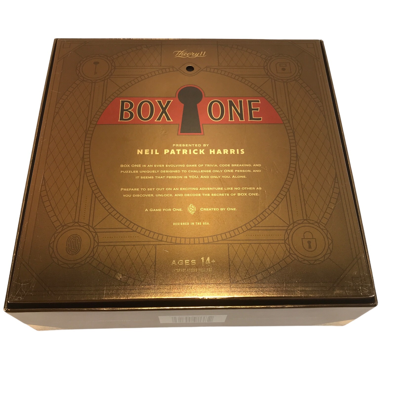 Box One : A Game For One Created By One Presented By Neil Patrick Harris