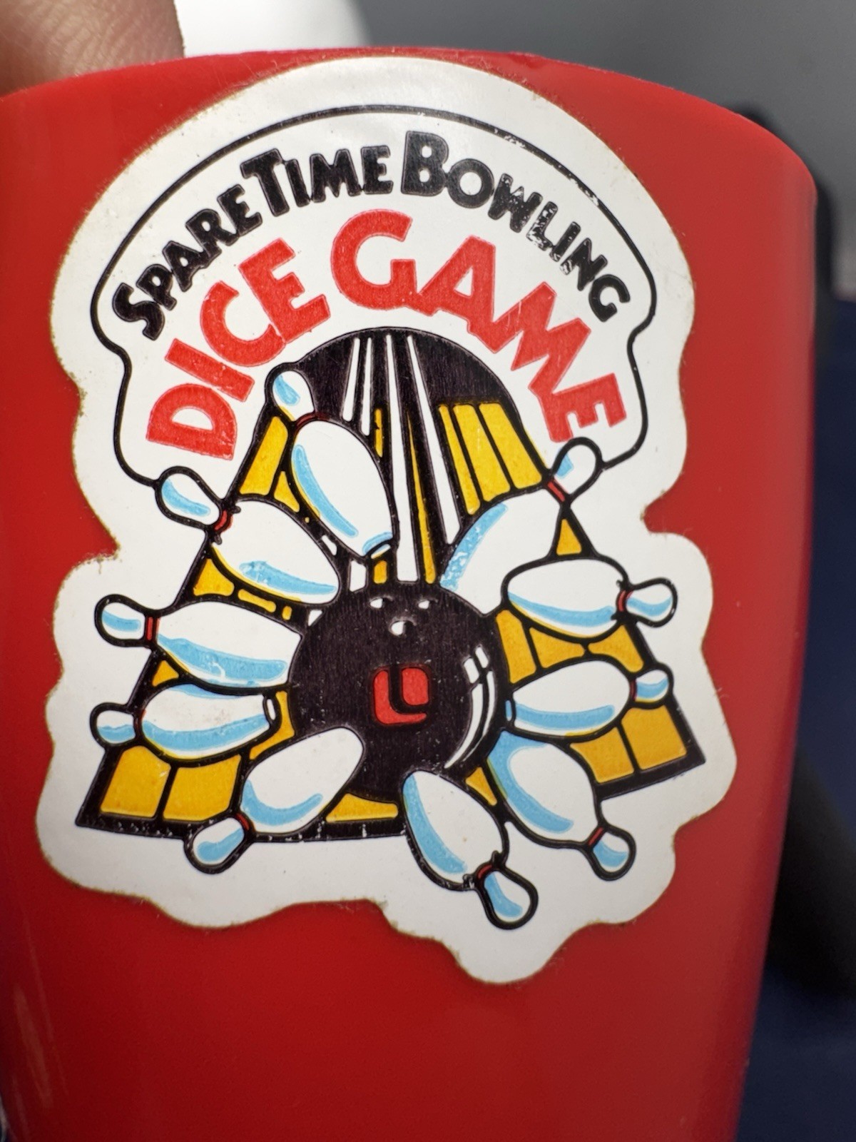 Vintage Spare Time Bowling Game Dice1950’s – 60’s Spare-Time